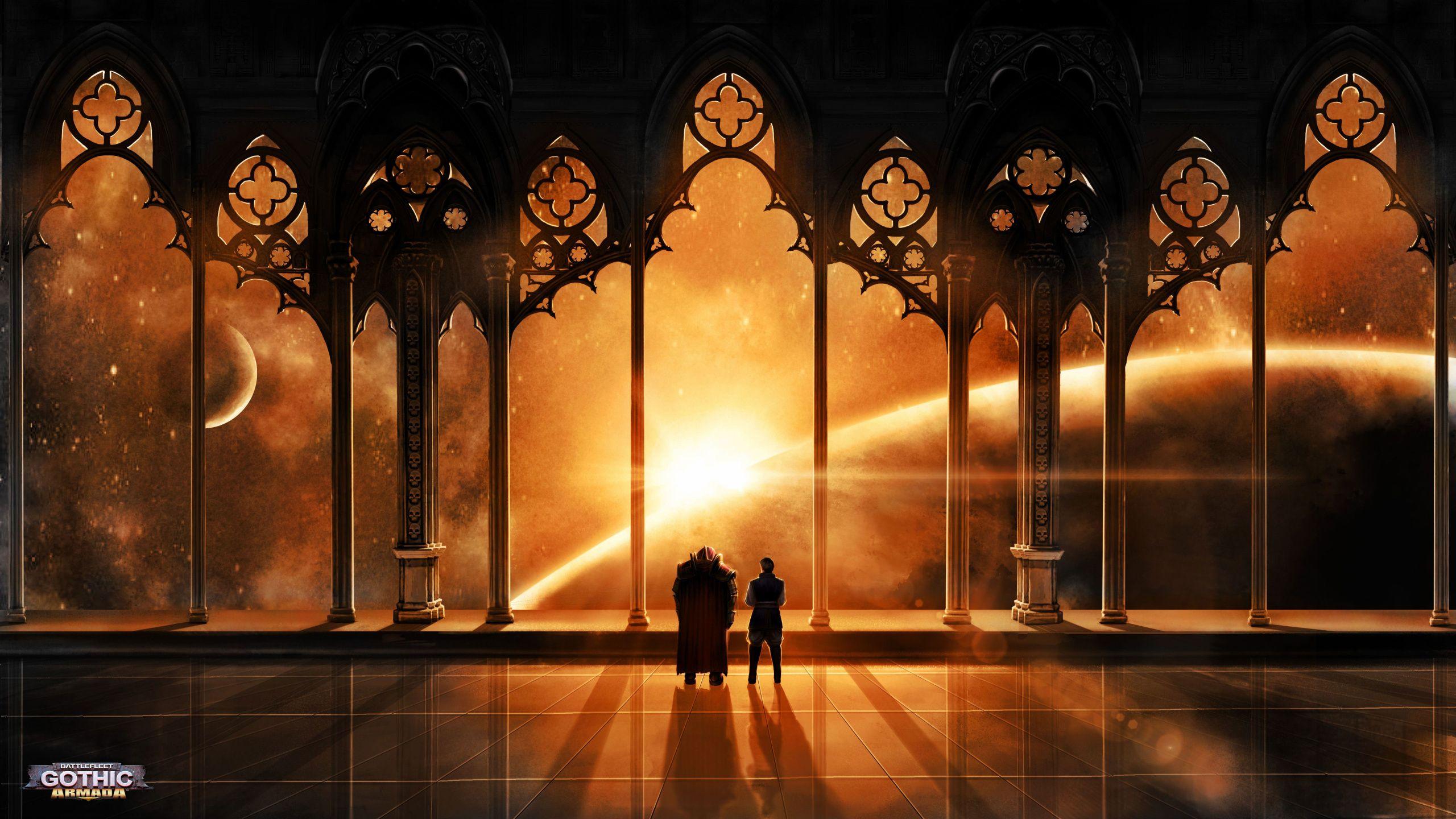 2560x1440 Battlefleet Gothic: Armada. Desktop wallpaper. 2560x1440