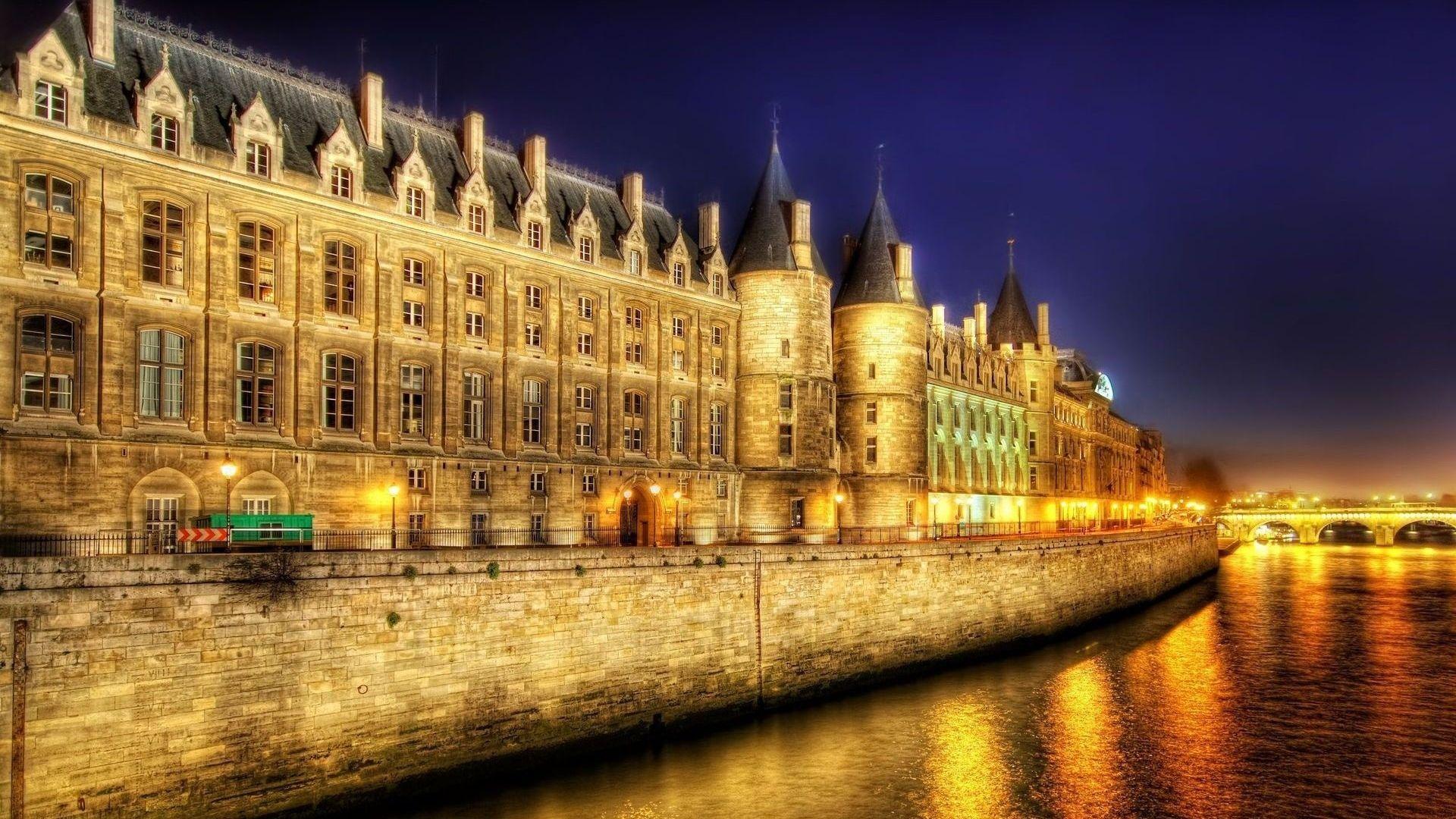 1920x1080 Download Wallpaper 1920x1080 st petersburg, quay, building, river