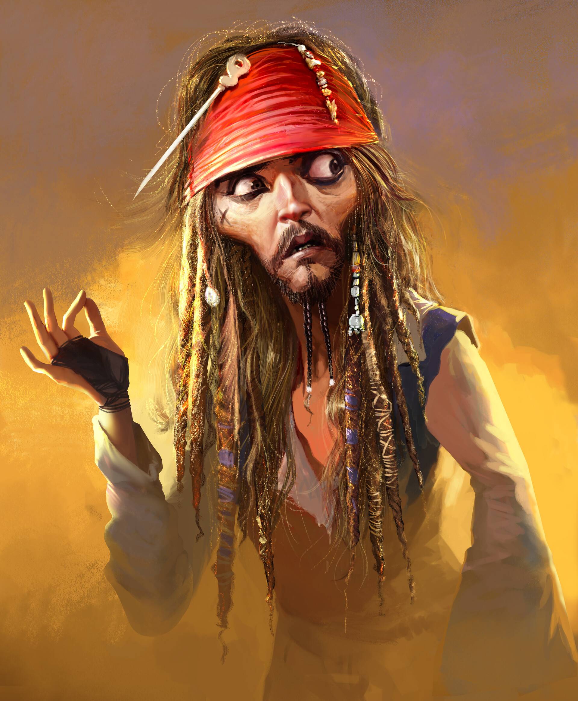 1920x2326 Jack Sparrow Pirates Of The Caribbean Funny iPad Air Wallpaper, HD Artist 4K Wallpaper, Image, Photo and Background