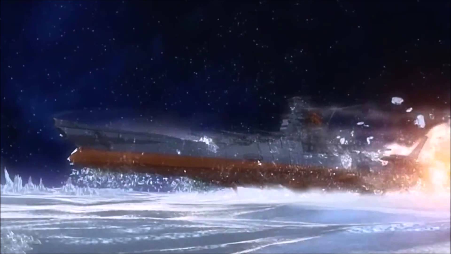 1920x1080 Space Battleship Yamato Wallpaper