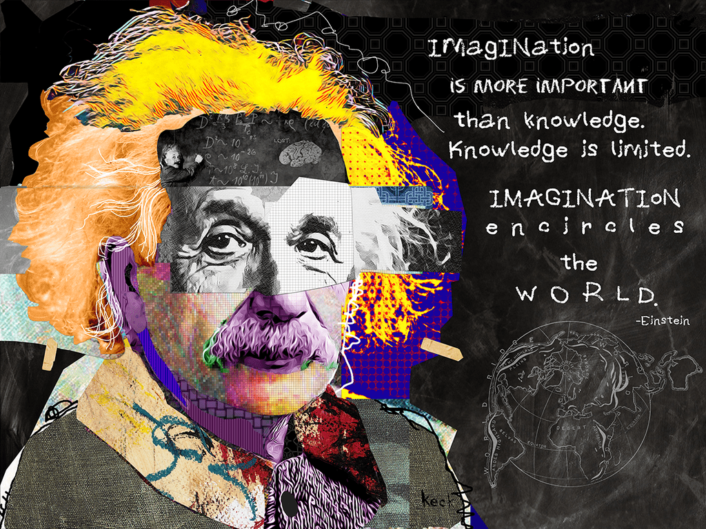 1024x768 Albert Einstein. Afrocentric art, Art, Collage art