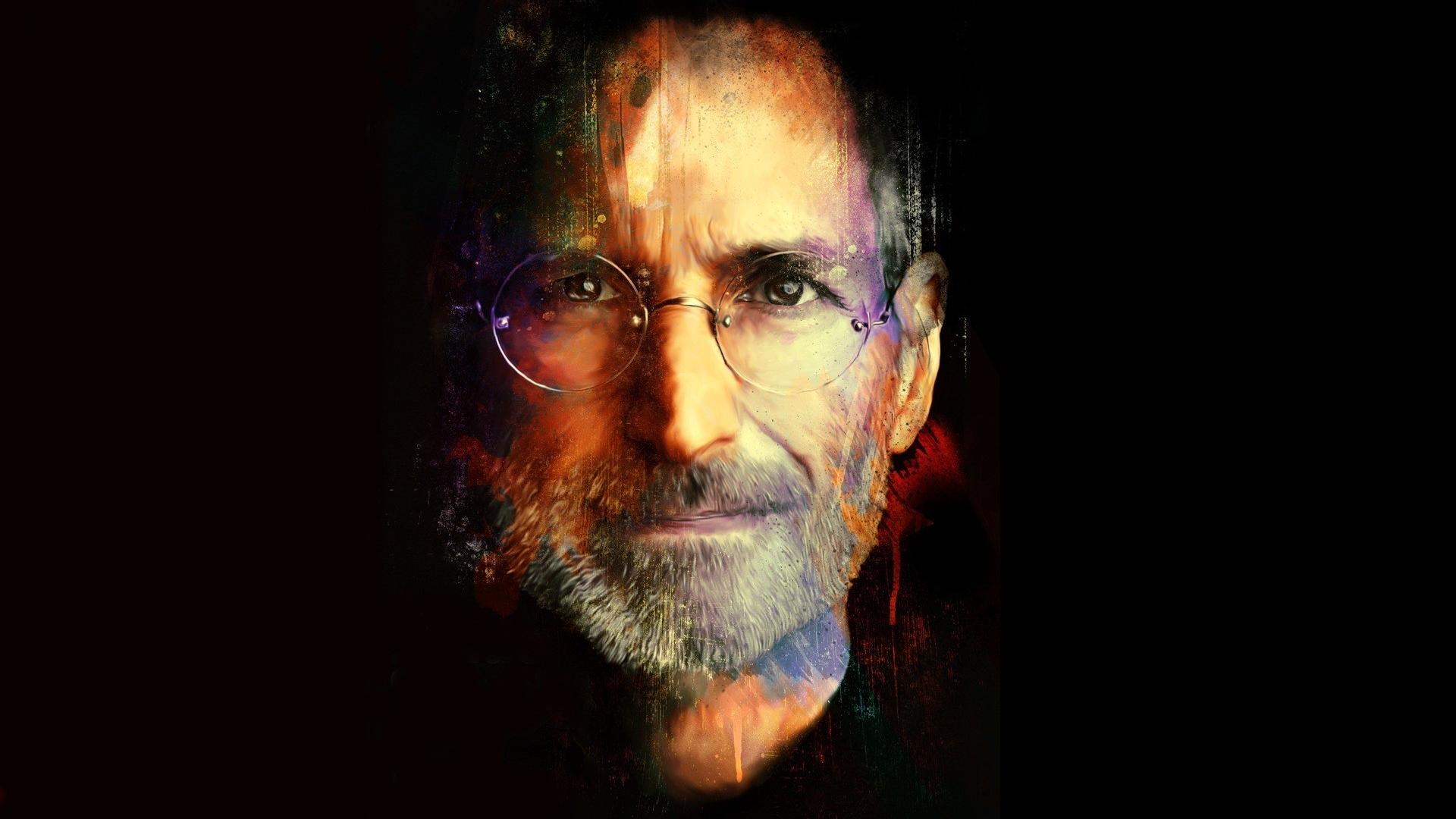 Wallpaper Steve Jobs face creative picture 2560x1600 HD Picture Image