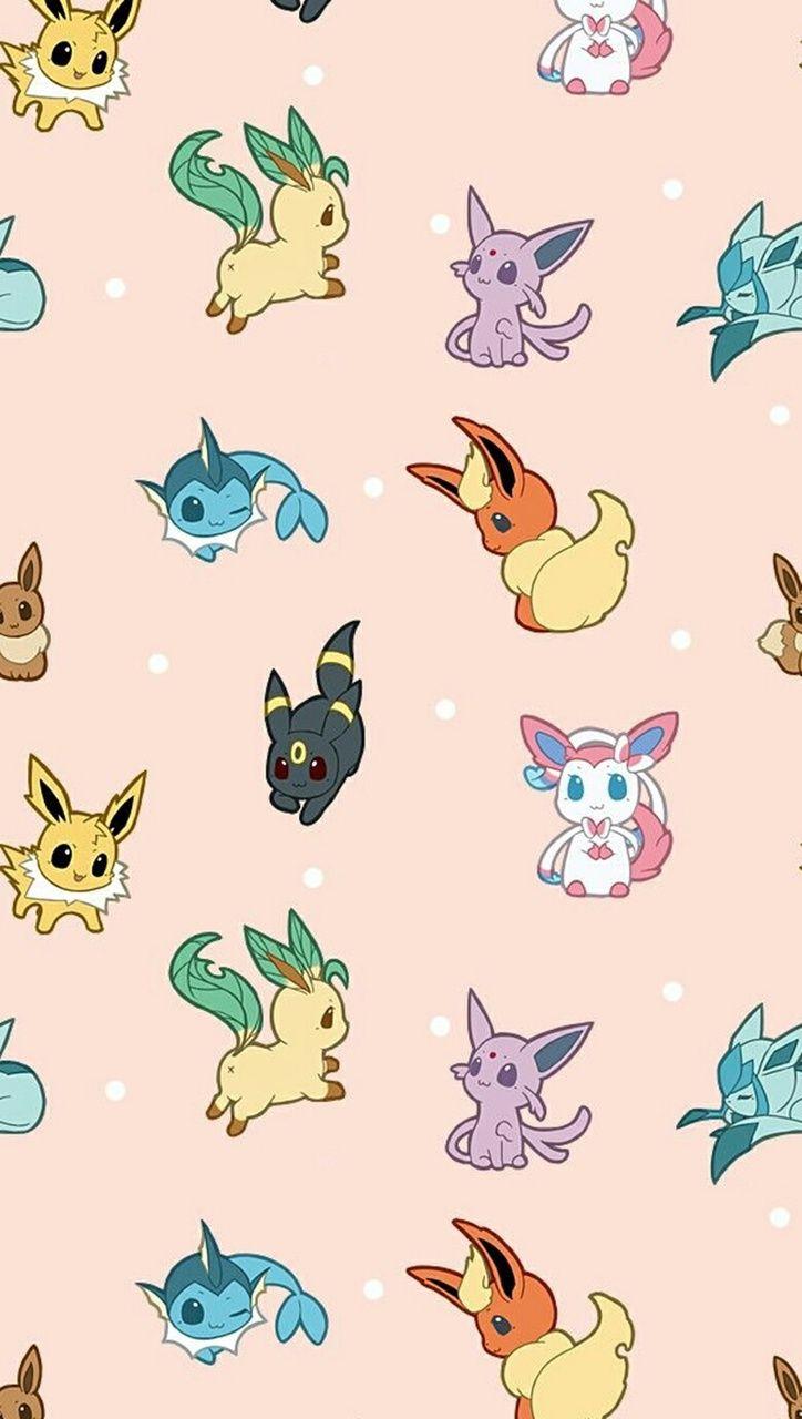 724x1280 Pokemon, Eevee, And Cute Image Pokemon Phone Background