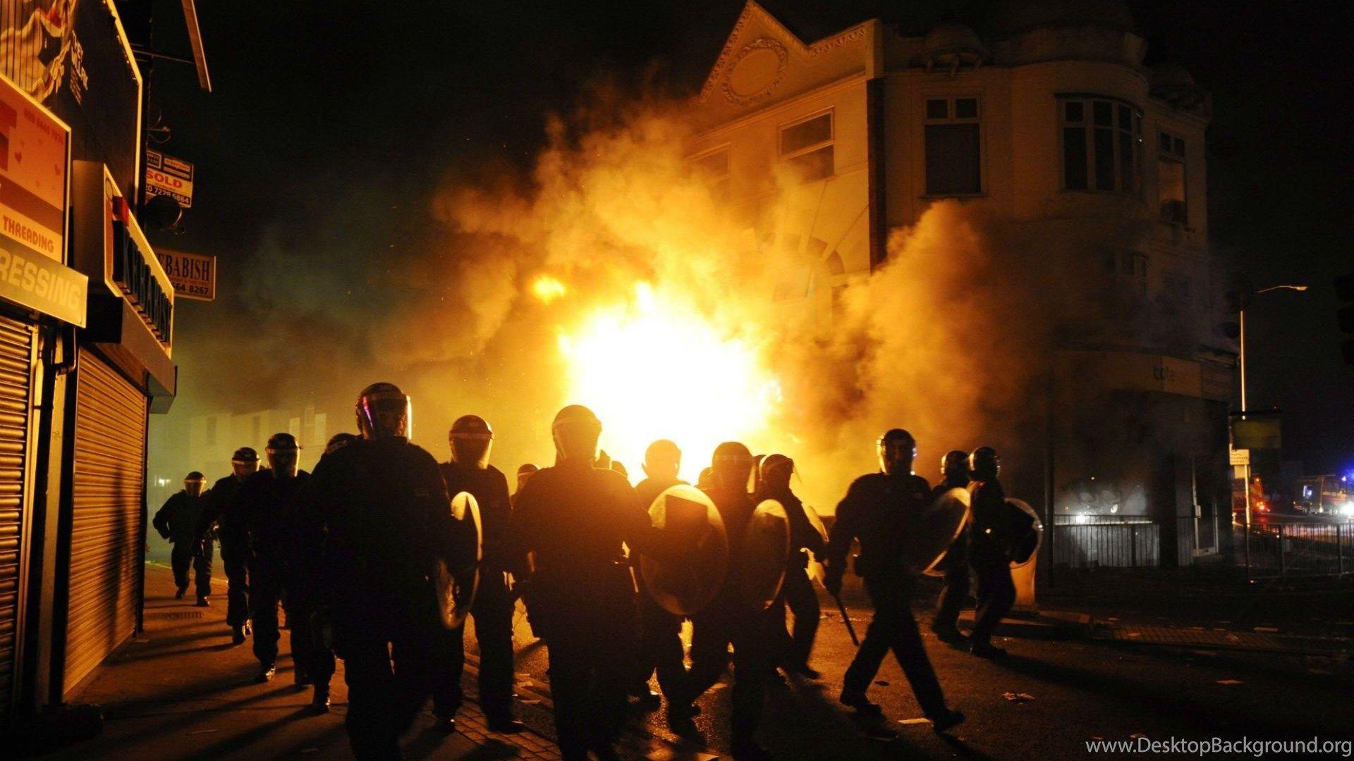 1920x1080 Anarchy Riot Police Crowd Dark Revolution Fire Y Wallpaper. Desktop Background