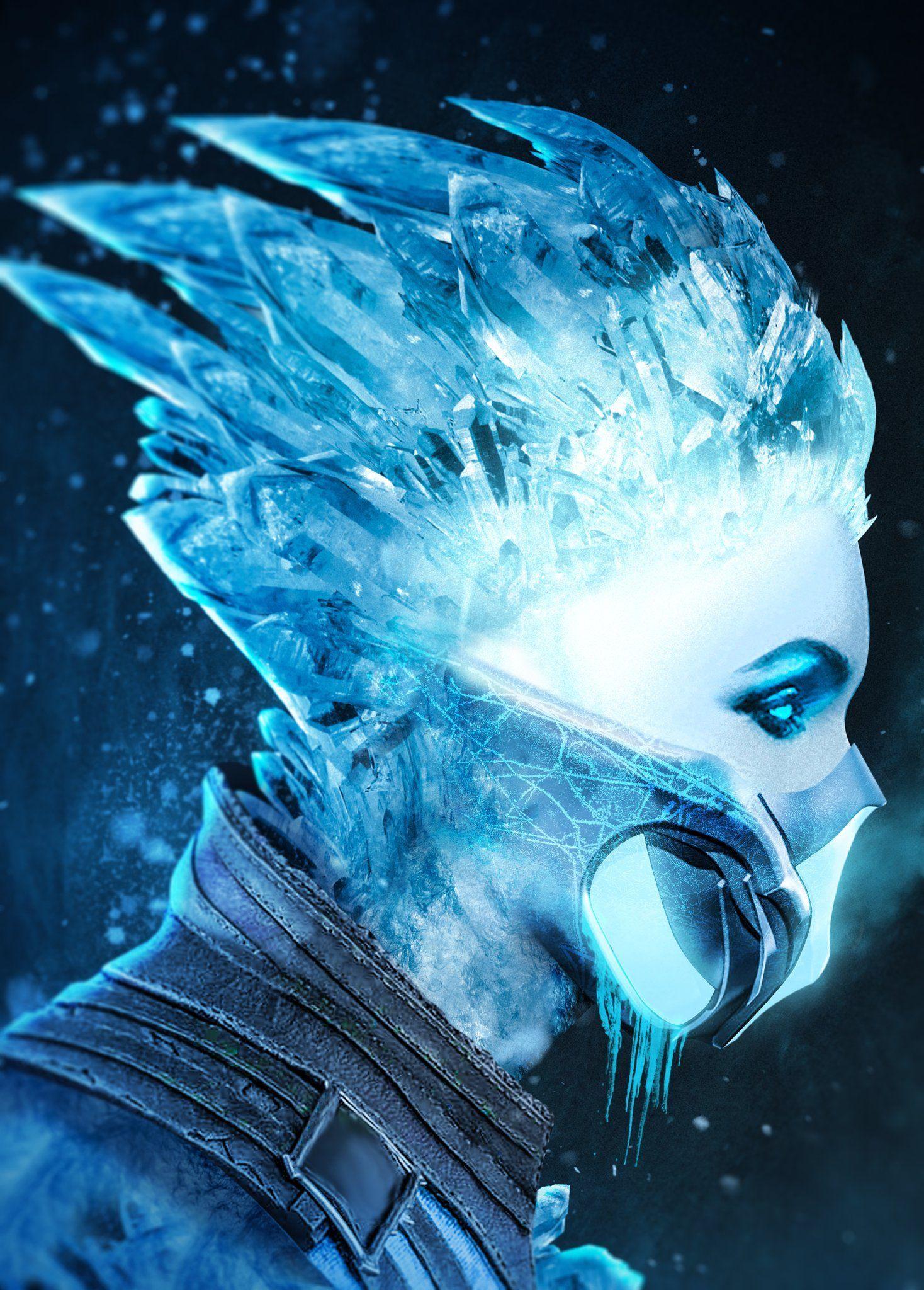 Ледяная маска читать. Фрост мортал комбат. Mortal Kombat 11 Frost Art. Фрост МК 11. Фрост из мортал комбат 11.