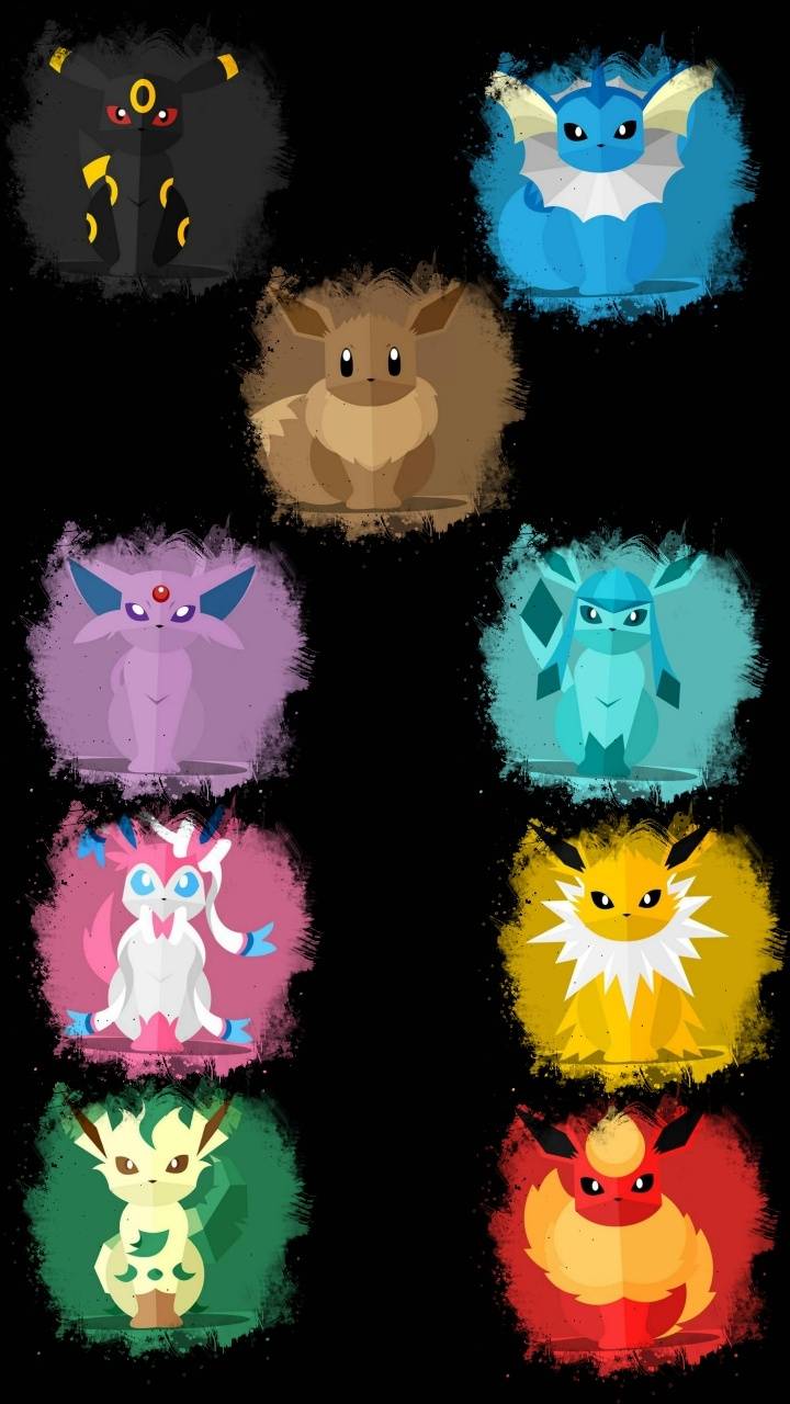 720x1280 Eevee Evolutions wallpaper