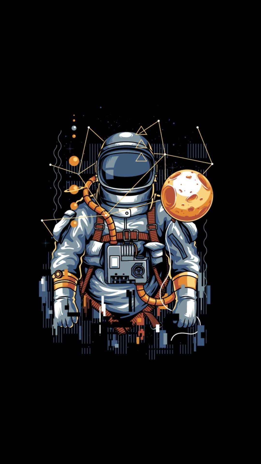 1080x1920 Astronaut HD Wallpaper