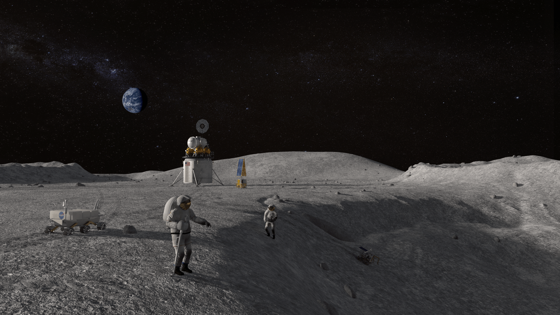 1920x1080 Sending American Astronauts to Moon in 2024; NASA Accepts the Challenge