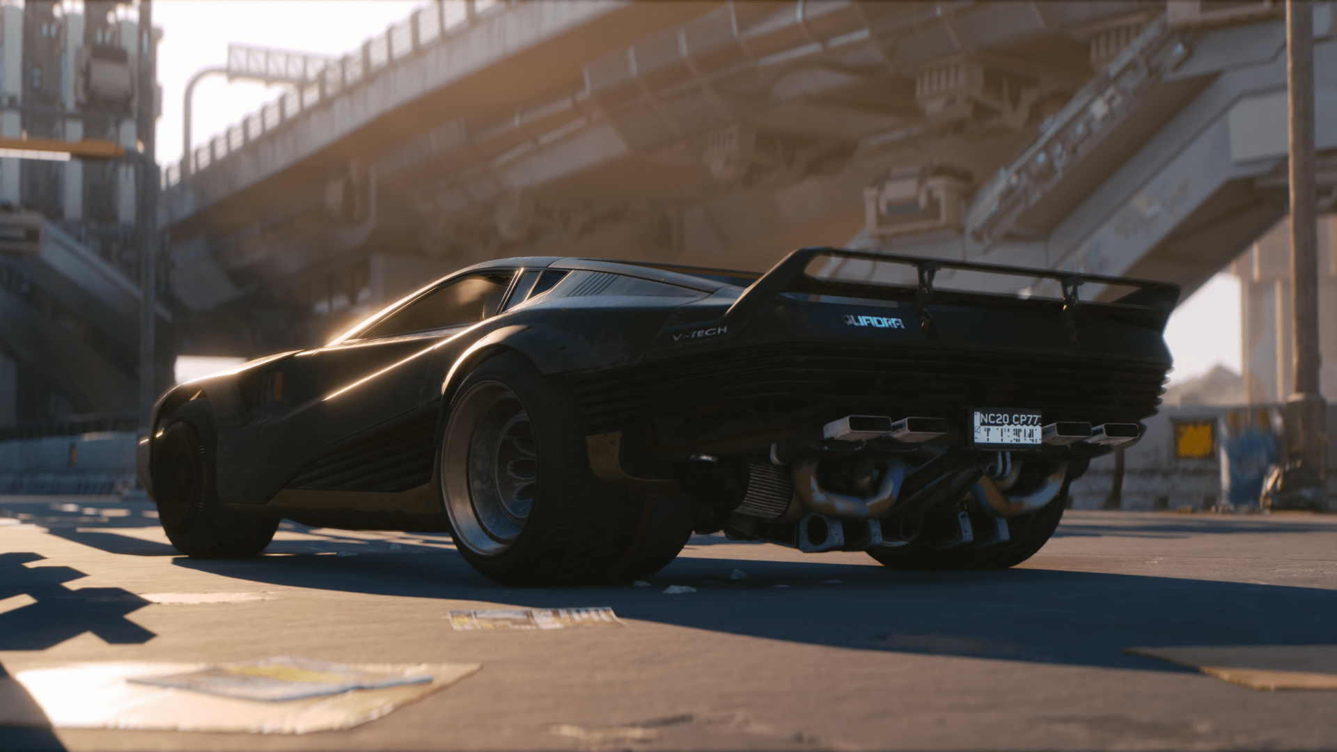 1920x1080 Cyberpunk 2077 Car without Taillight [1920x1080]