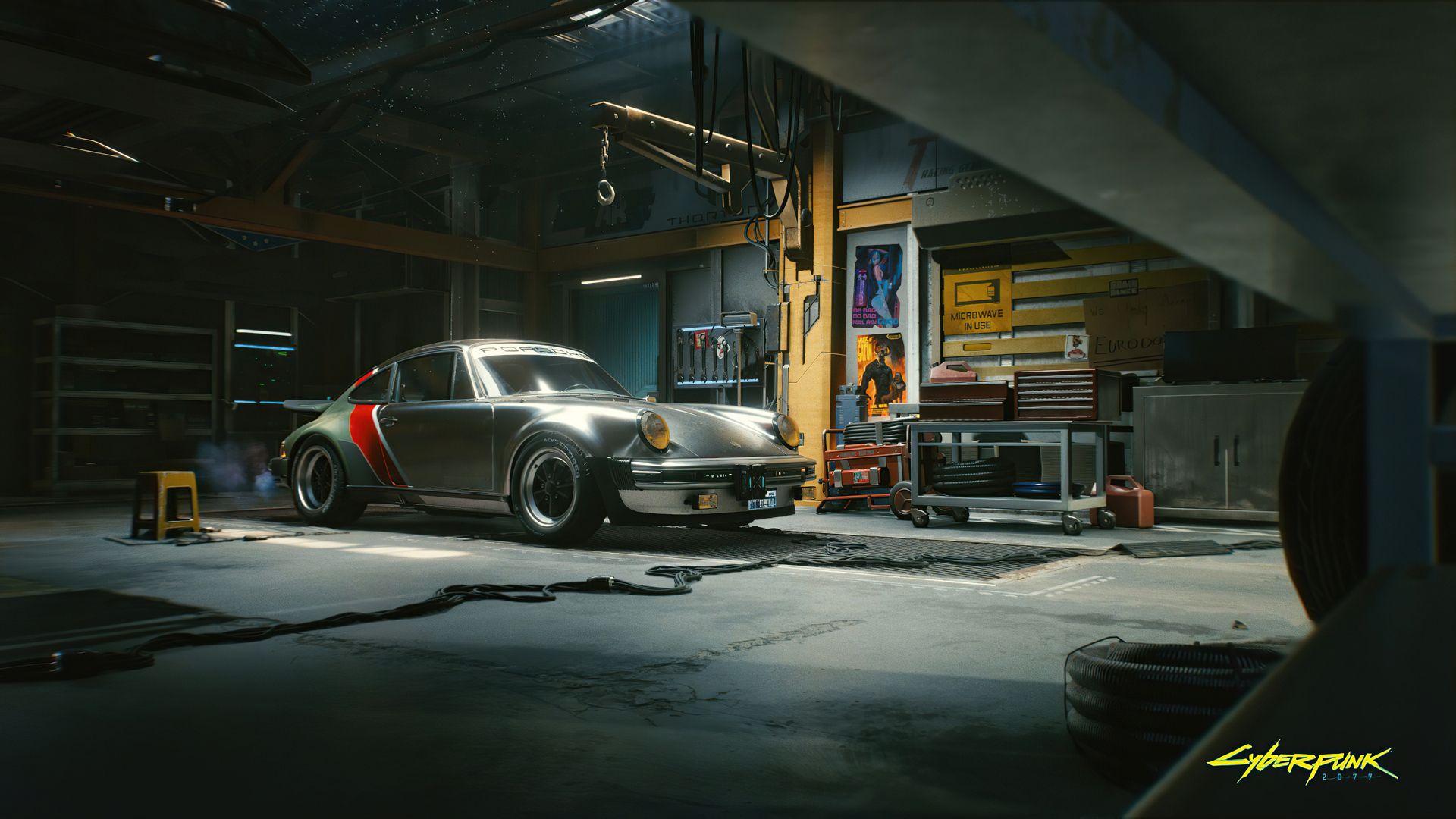 1920x1080 Cyberpunk 2077 Johnny Silverhand's Porsche 911 [1920x1080]