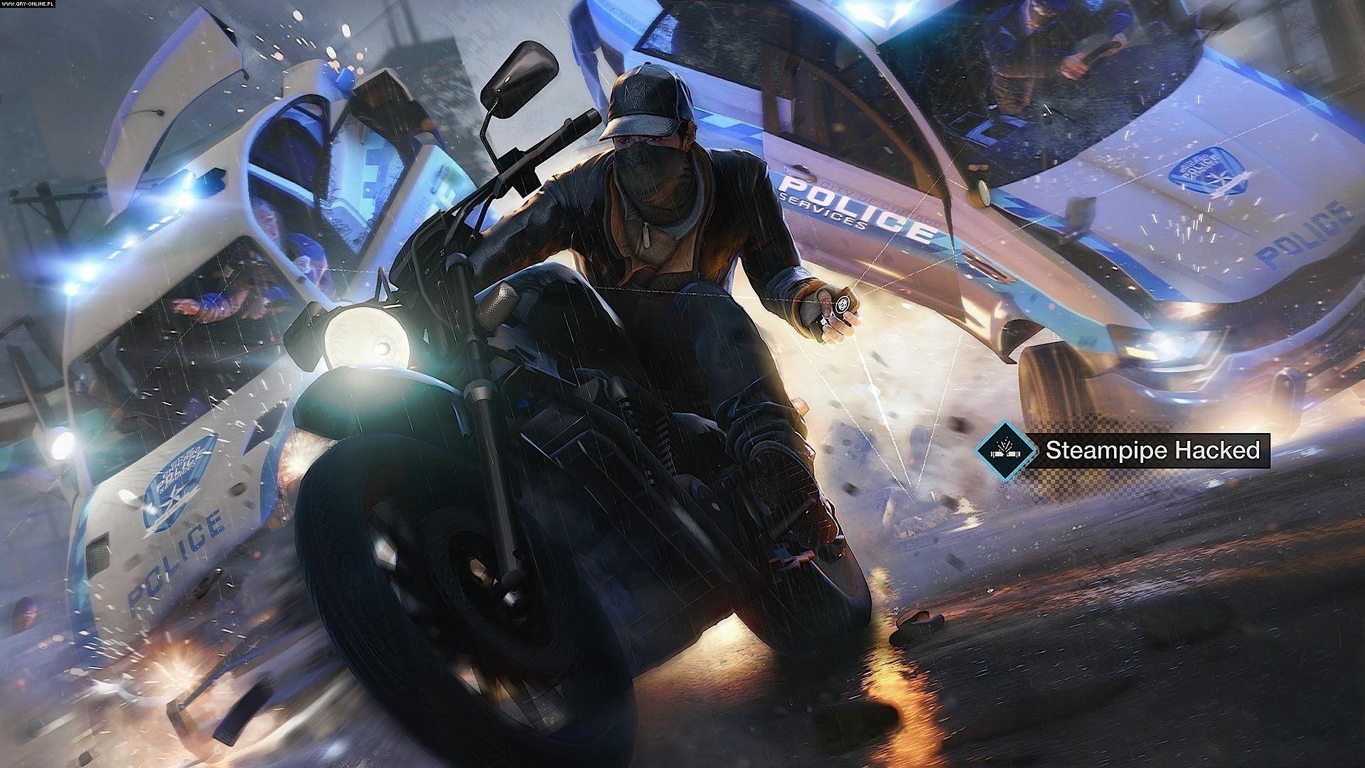 1920x1080 Watch Dogs 2 Police Chase Wallpaper & Background Download