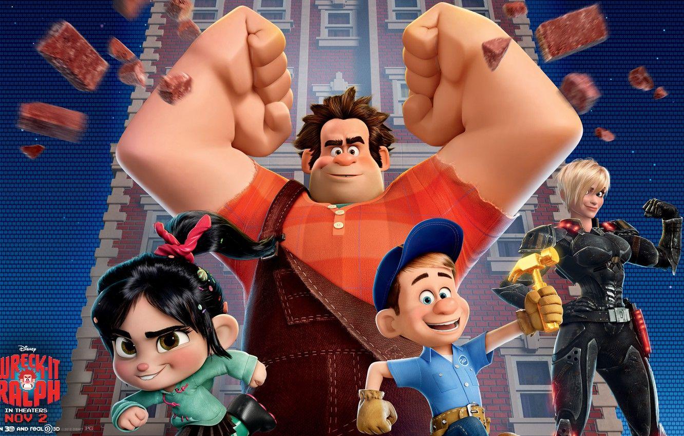 1332x850 Wallpaper background, cartoon, movies, Wallpaper, cartoon, heroes, characters, wallpaper, Ralph, ralph image for desktop, section фильмы