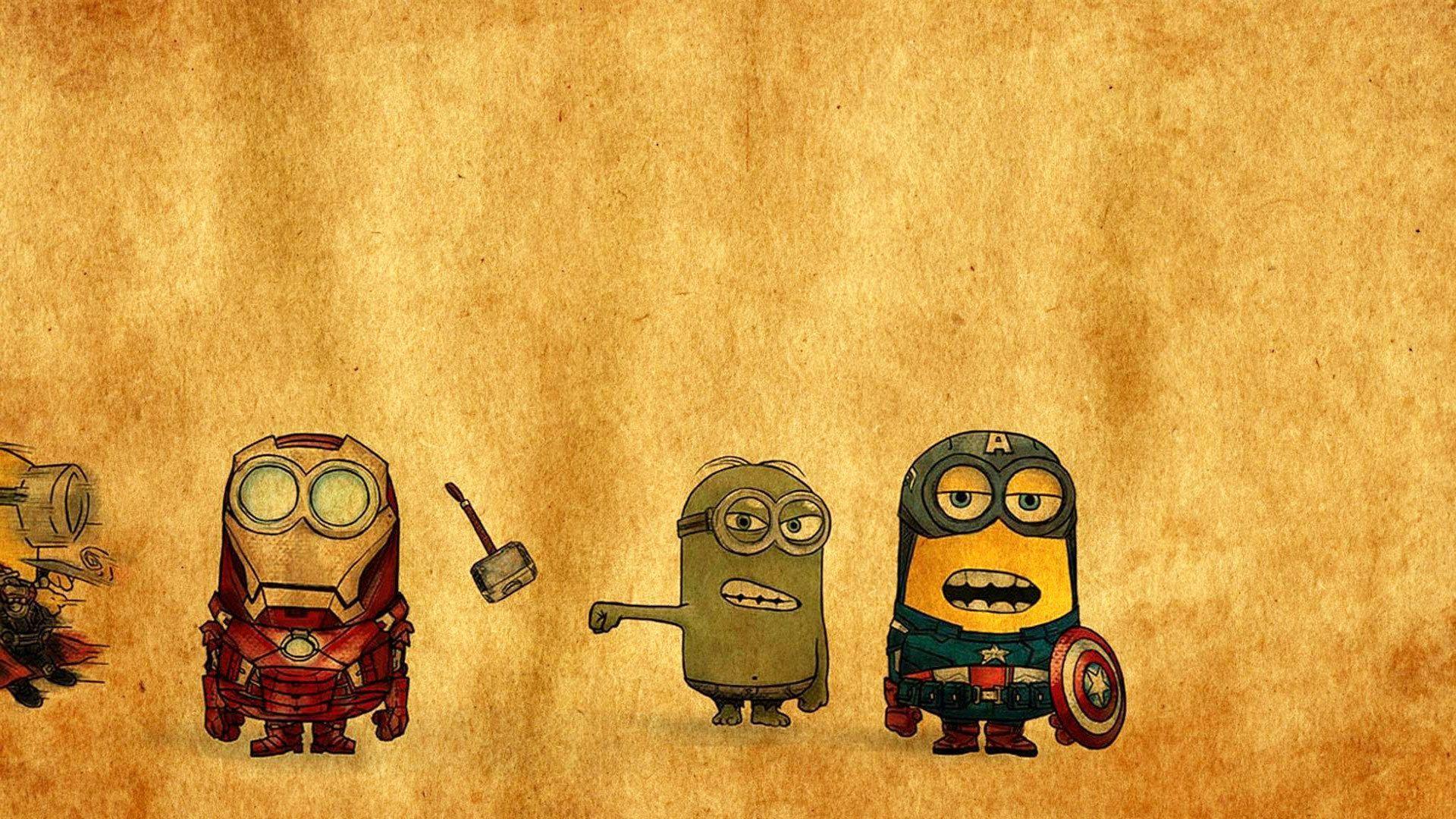 1920x1080 Superhero Cartoon Wallpaper