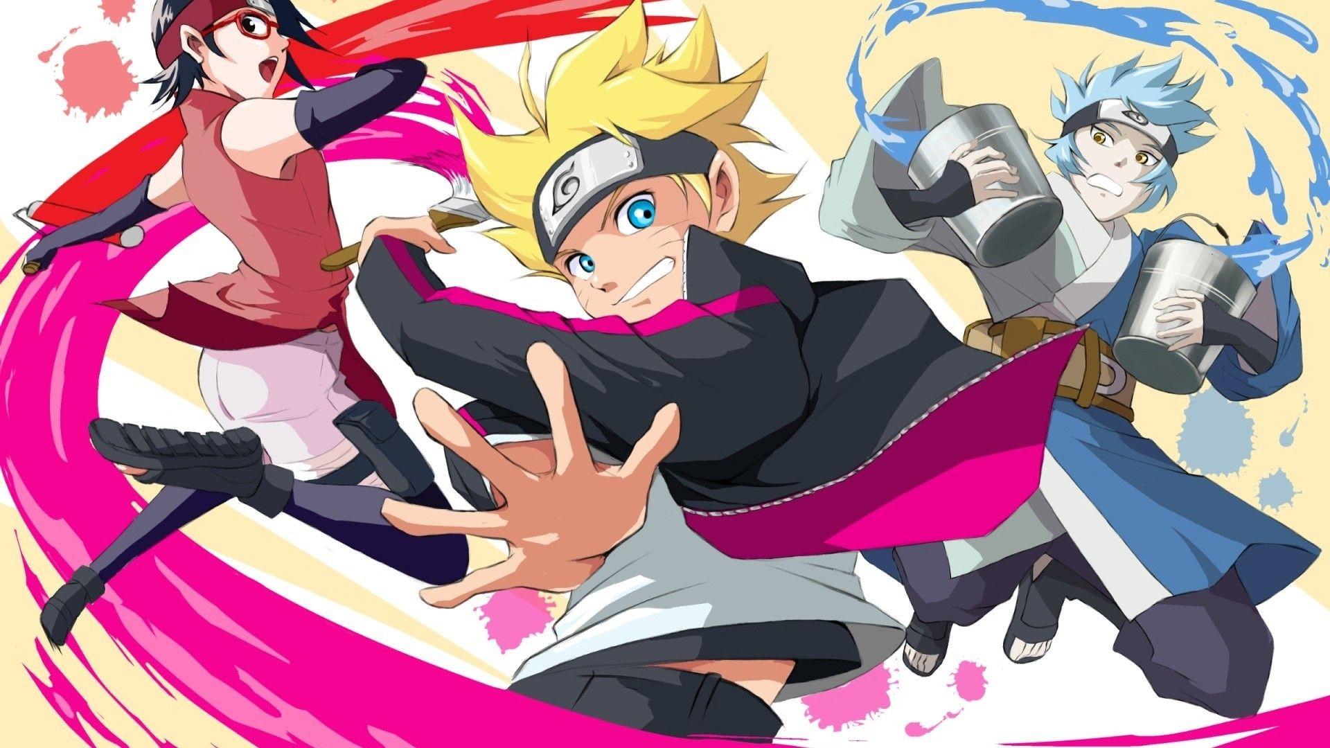 1920x1080 Uzumaki Boruto, Uchiha Sarada, Mitsuki, Naruto Wallpaper For Laptop