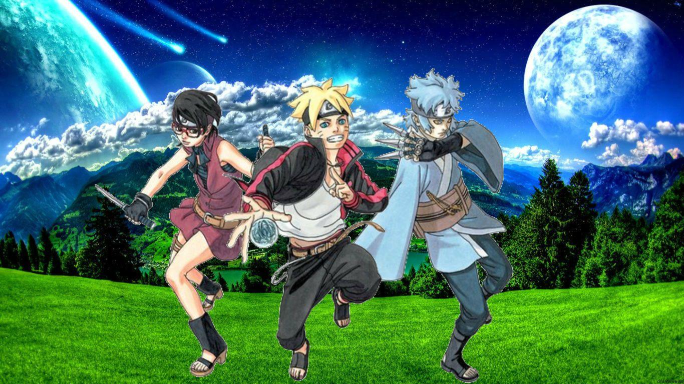 1366x768 Boruto Sarada Mitsuki Wallpaper 10 TOKO RABBANI