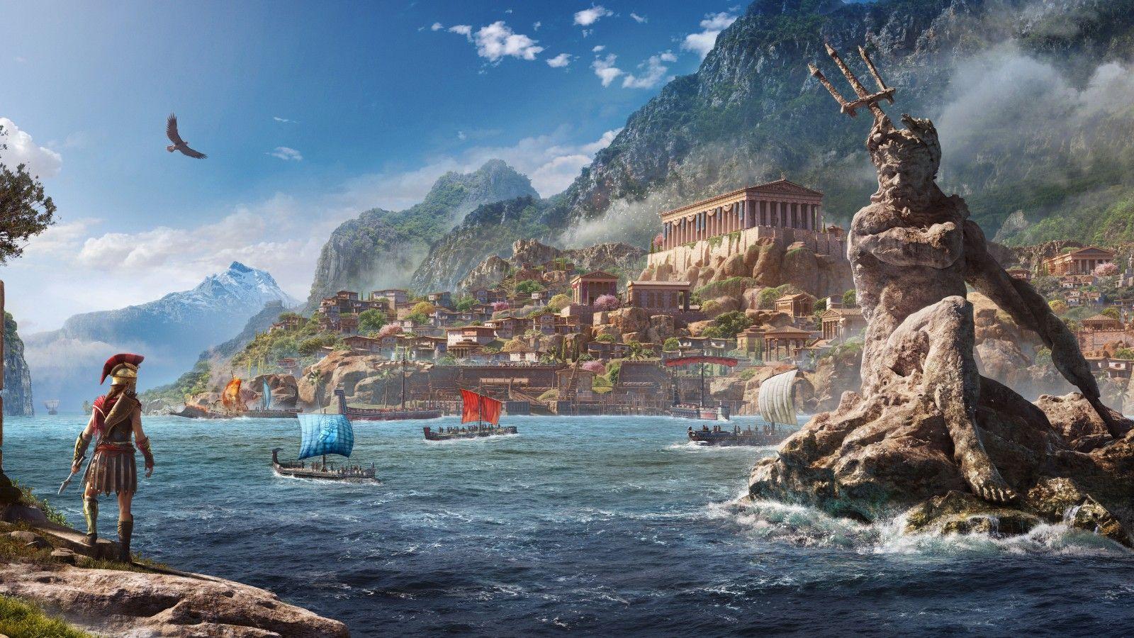 1600x900 Assassins Creed Odyssey E3 2018 4K 8K Wallpaper HD Wallpaper ID 24451 Phone Wallpaper