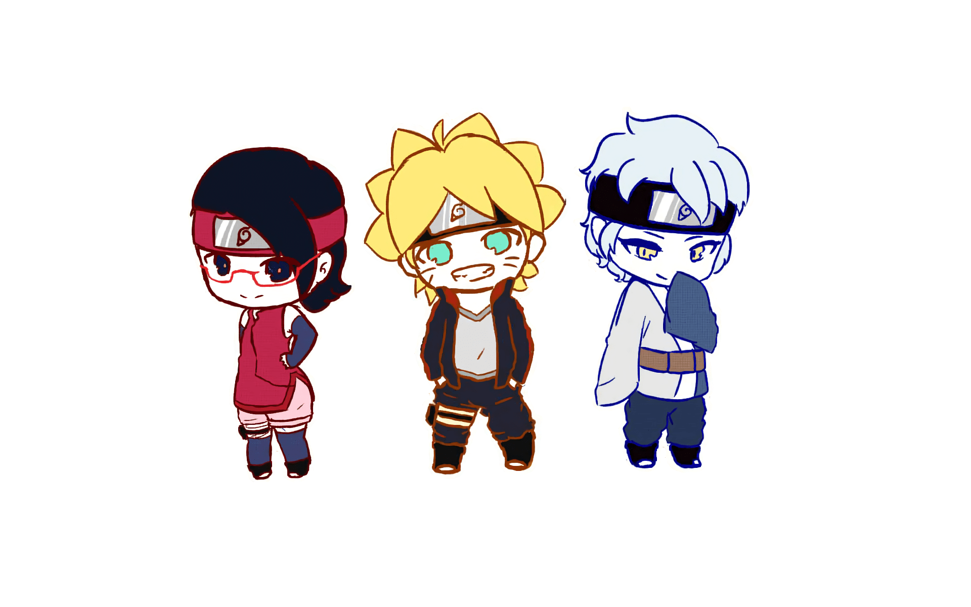 1920x1200 Boruto Uzumaki Mitsuki Naruto Sarada Uchiha Wallpaper:1920x1200