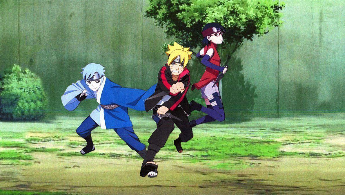 1190x672 Boruto Sarada Mitsuki Wallpaper 5. Boruto and sarada, Boruto, Naruto team 7