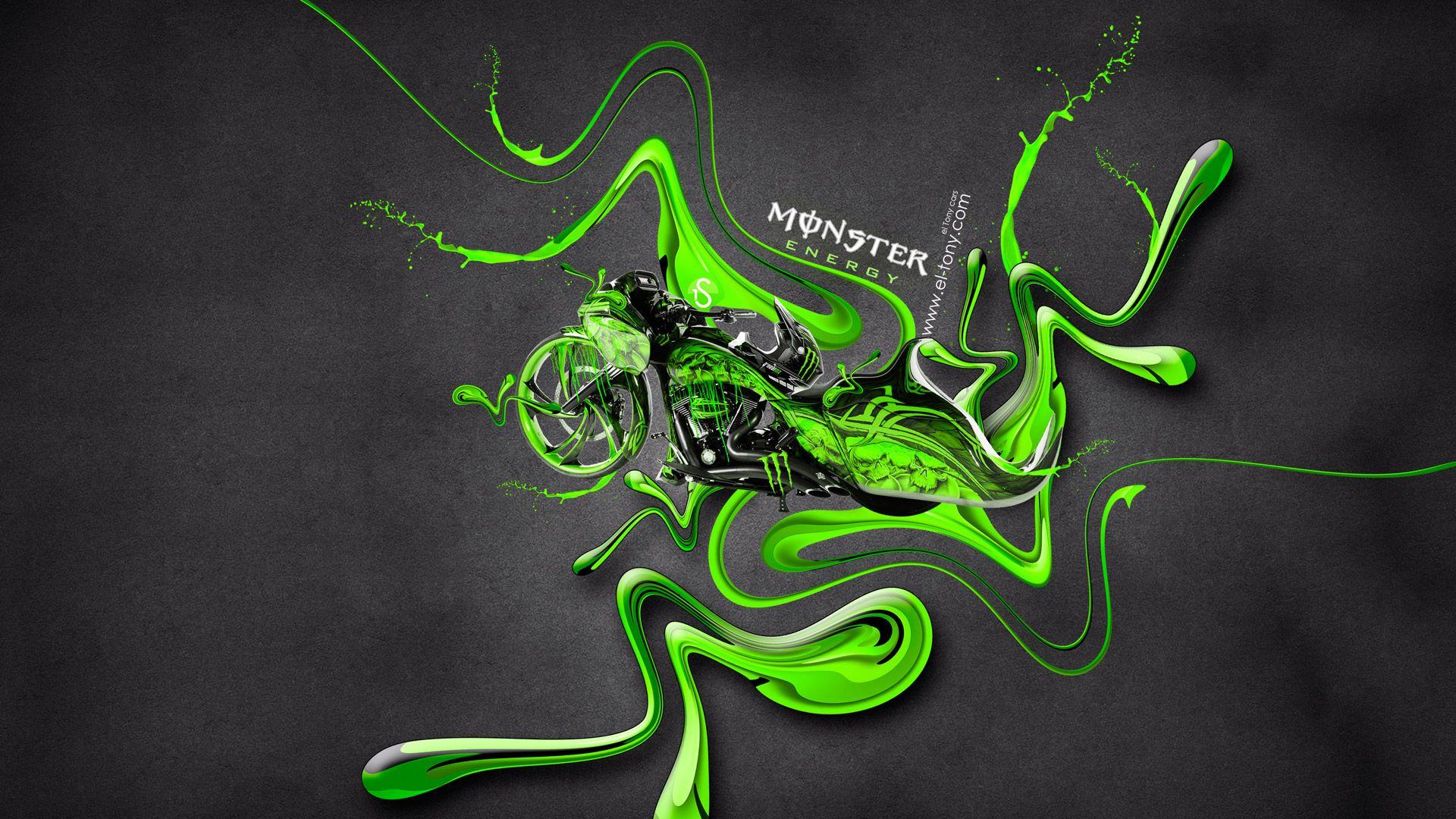 1920x1080 Monster Energy Fantasy Moto