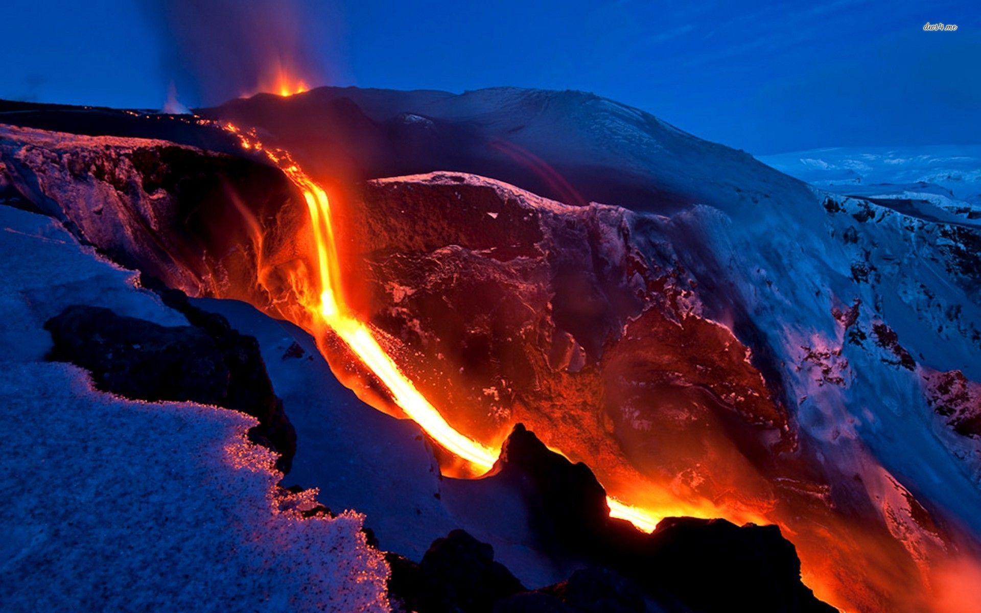 1920x1200 Volcano Wallpaper