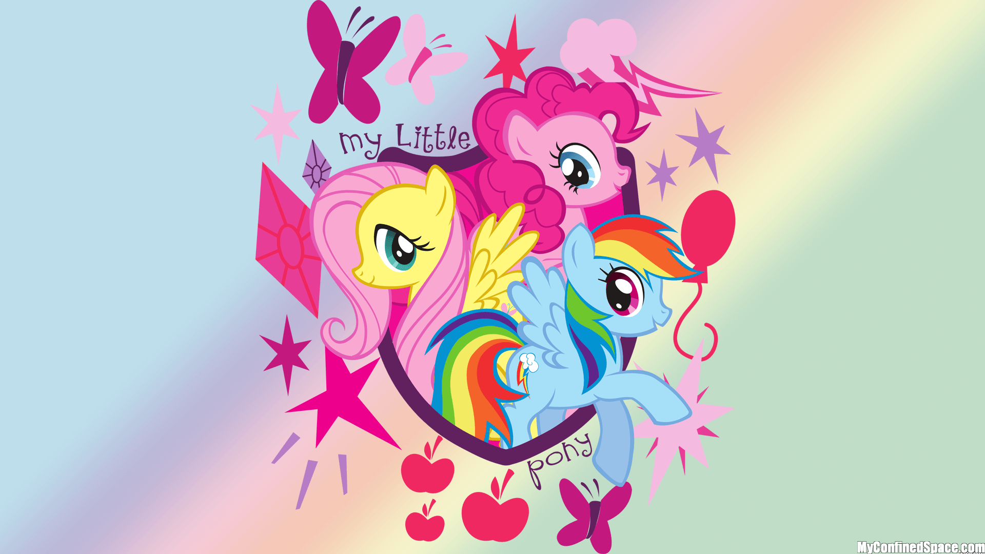 1920x1080 Doodle & Nat. Pony, Pinkie pie