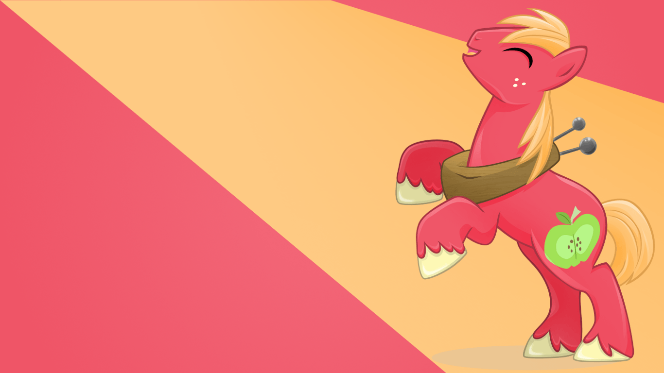 1366x768 big macintosh wallpaper Google. My Little Pony