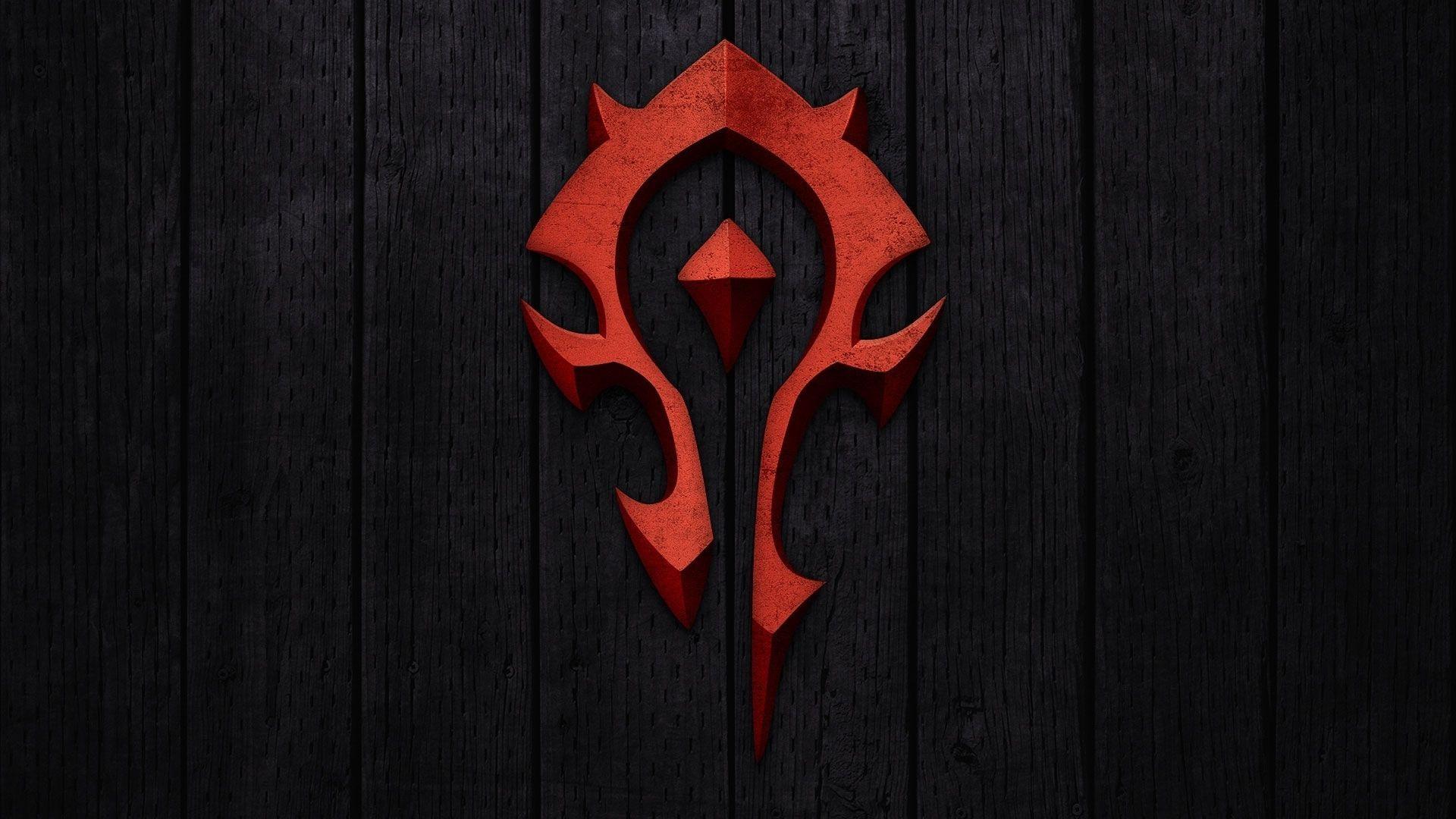 1920x1080 New World Of Warcraft Horde Background FULL HD 1920×1080 For PC Desktop. Red and black wallpaper, Dark red wallpaper, World of warcraft