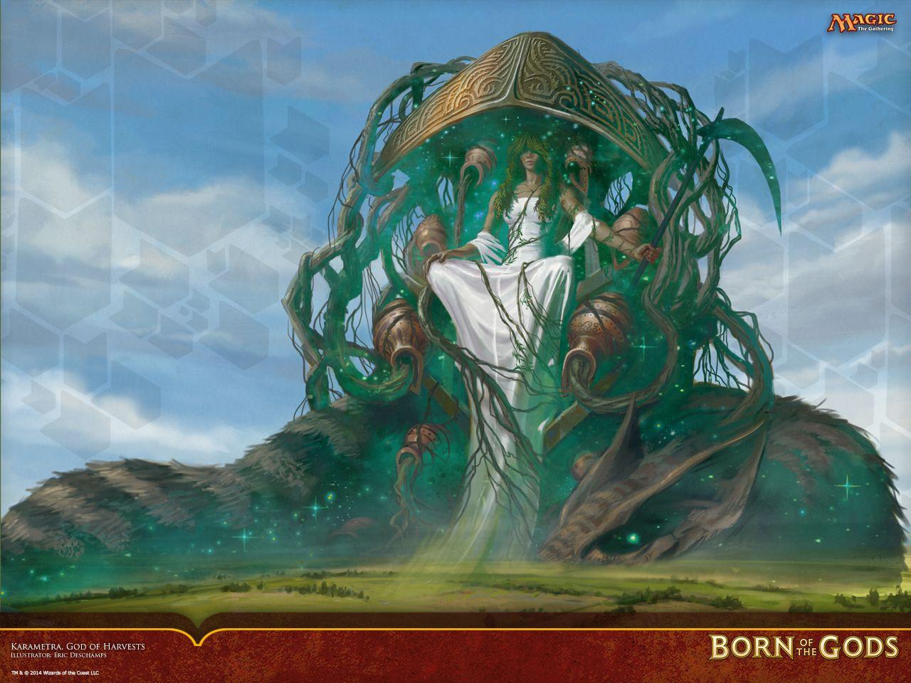 1280x960 Wallpaper of the Week: Karametra, God of Harvests. MAGIC: THE GATHERING