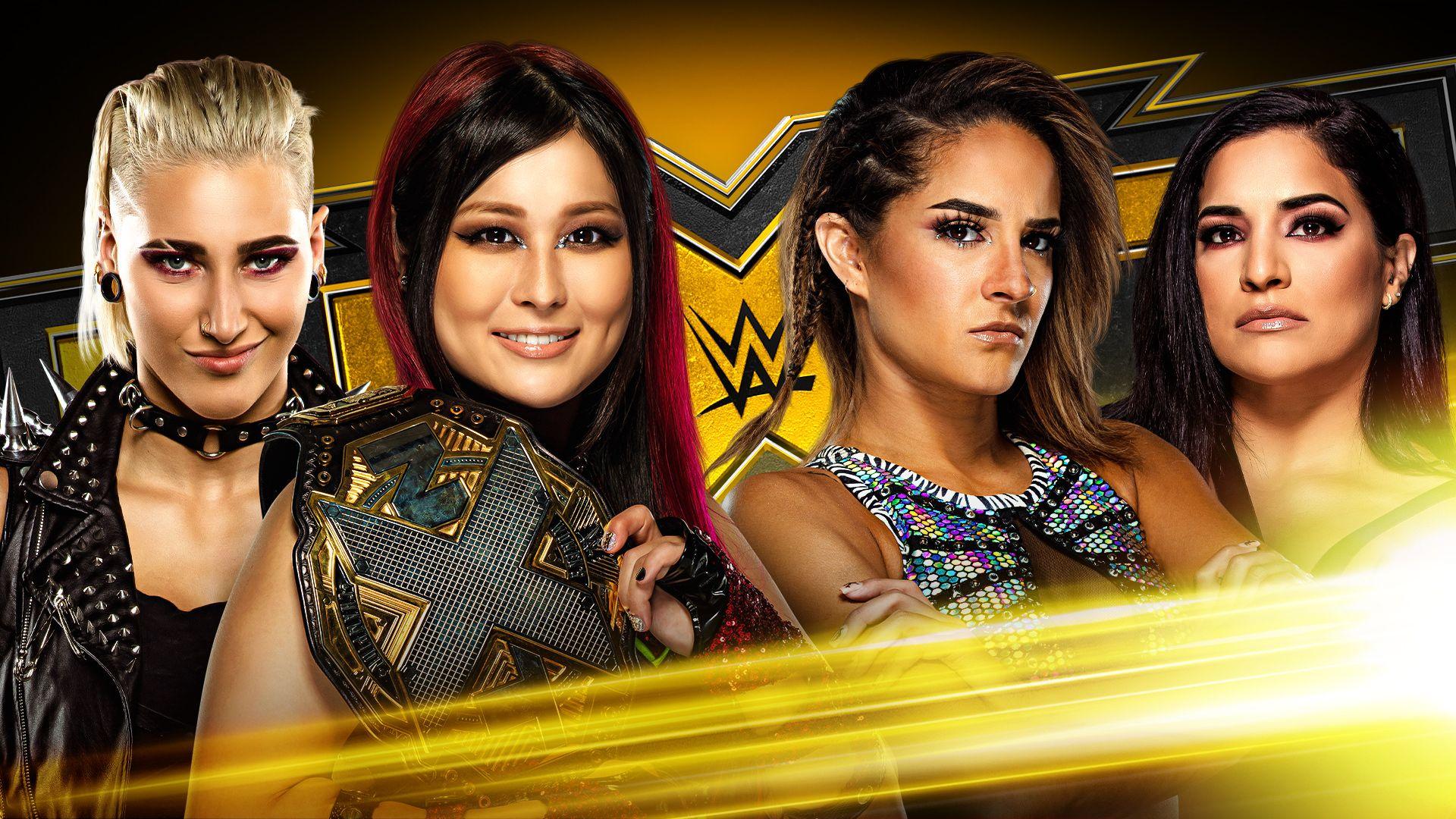 1920x1080 NXT Women's Champion Io Shirai teams with Rhea Ripley against Dakota Kai & Raquel González. Big Gold Belt Media. Wrestling, Movies, Comics And More!