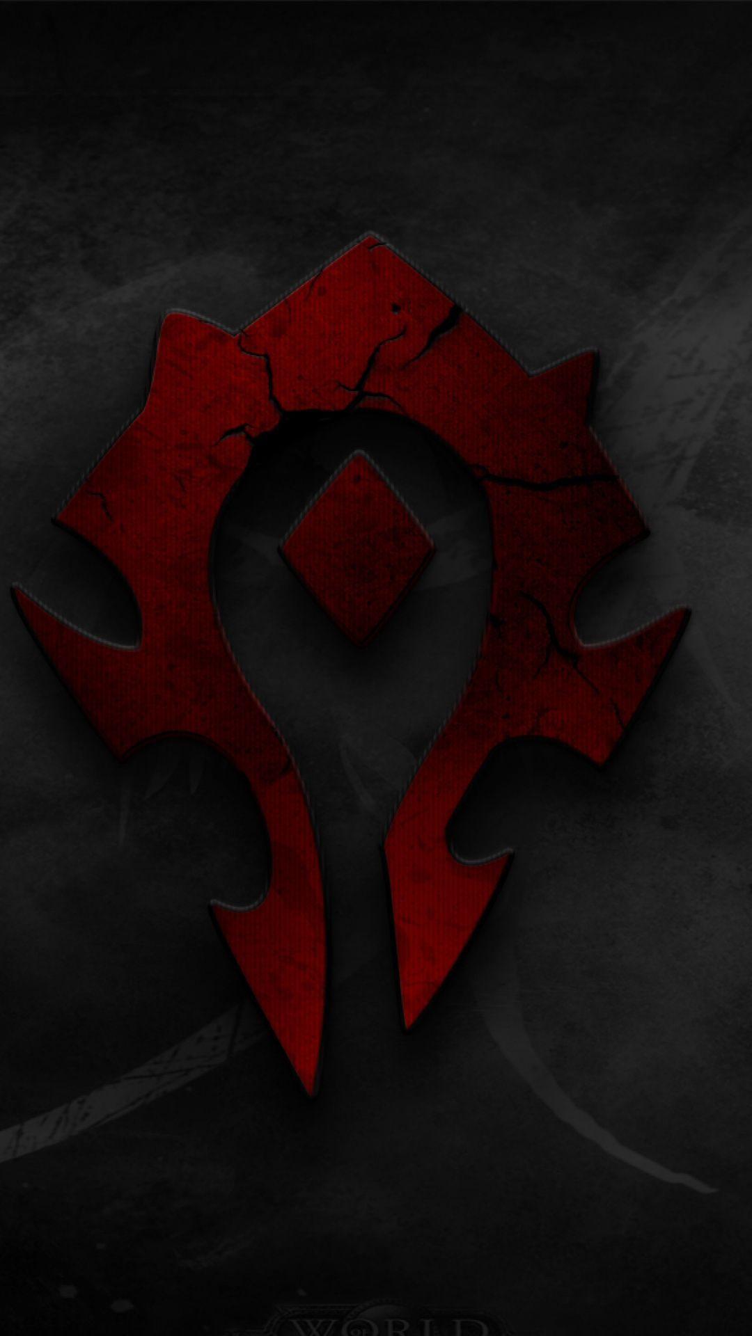 The Horde Logo WoW 4K Wallpaper #4.364