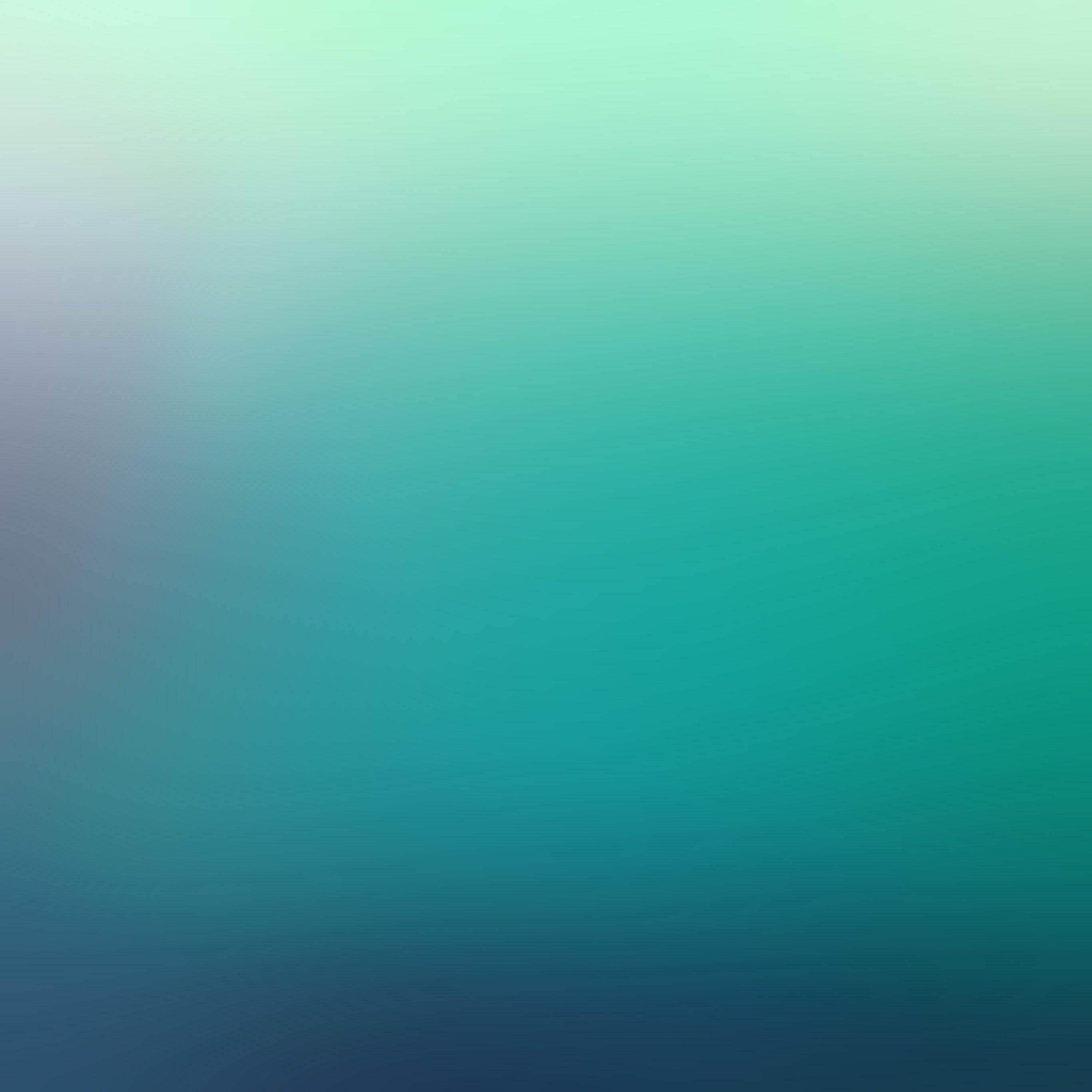 2732x2732 Ocean Green Gradation Blur Wallpaper