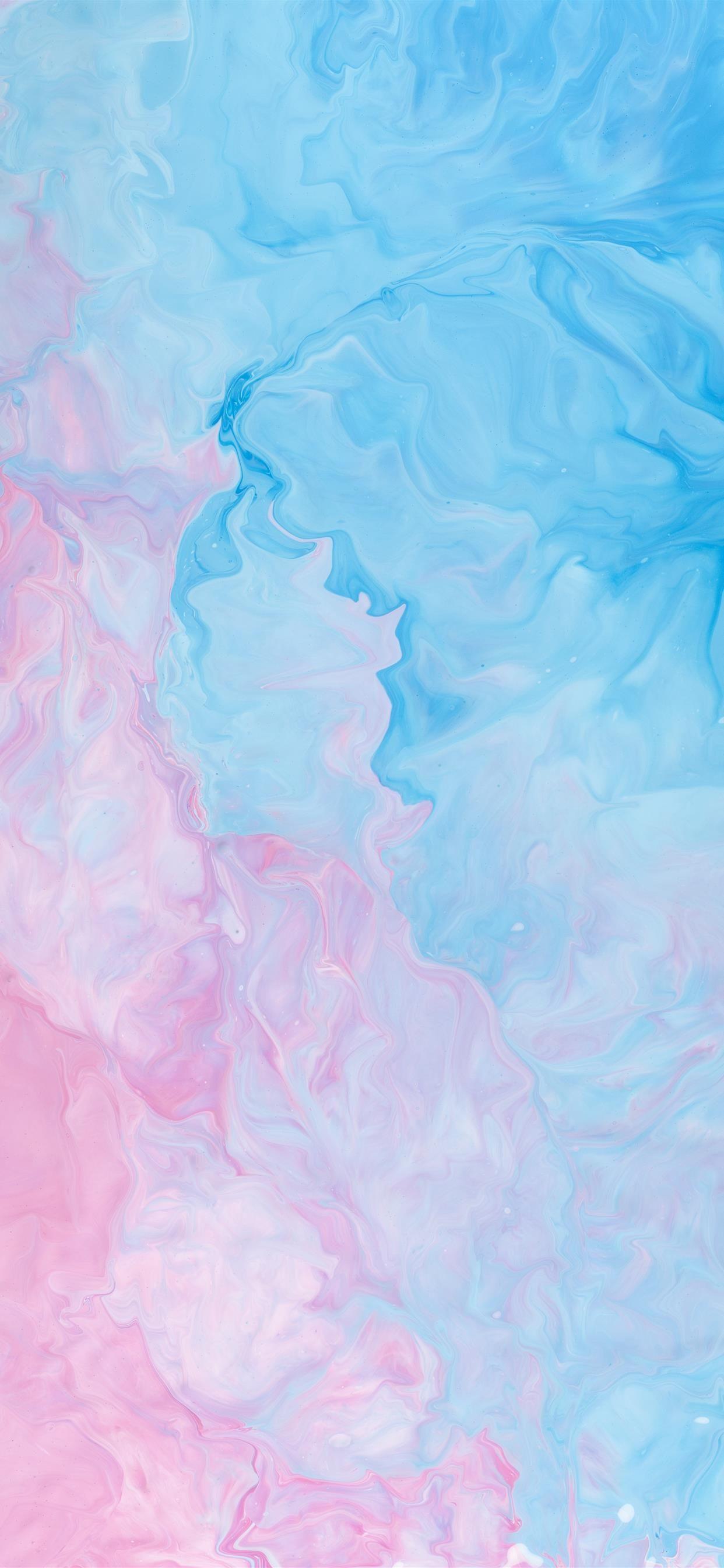 1242x2688 pink and blue abstract painting iPhone 11 Wallpaper Free Download