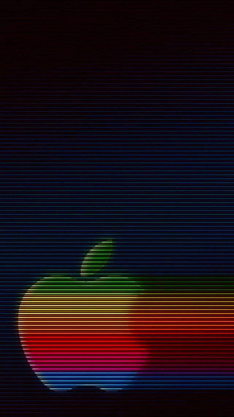 750x1334 Apple Vintage Logo Wallpaper