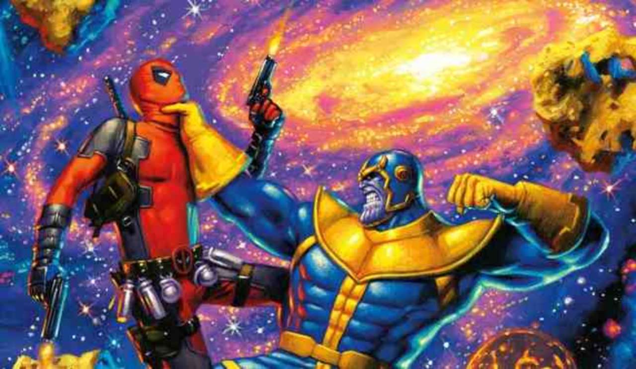 1280x743 Deadpool And Thanos Wallpaper