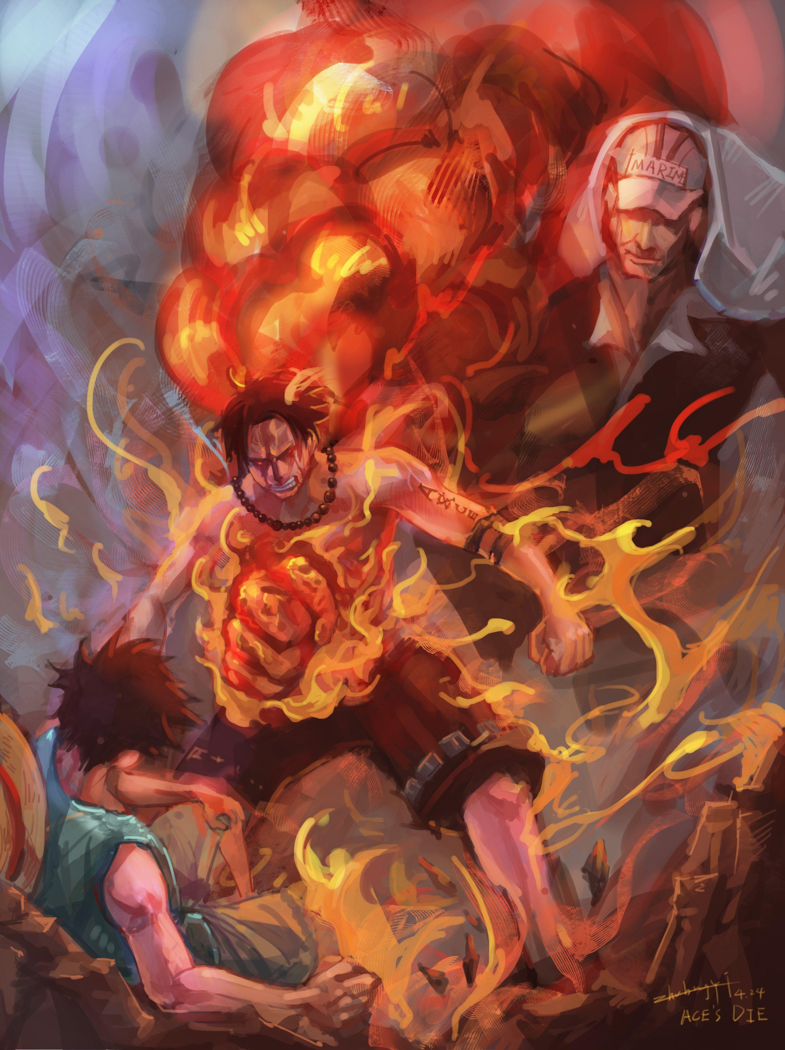 2552x3412 Akainu Wallpaper. Akainu Wallpaper, Aokiji vs Akainu Wallpaper and