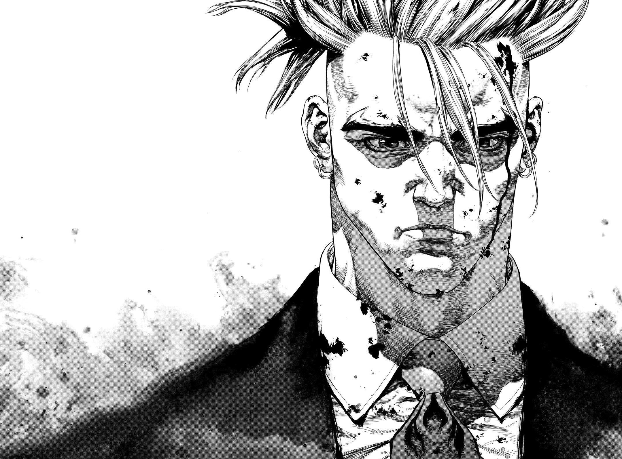 2159x1595 Sun Ken Rock Manga Drawing Wallpaper:2159x1595