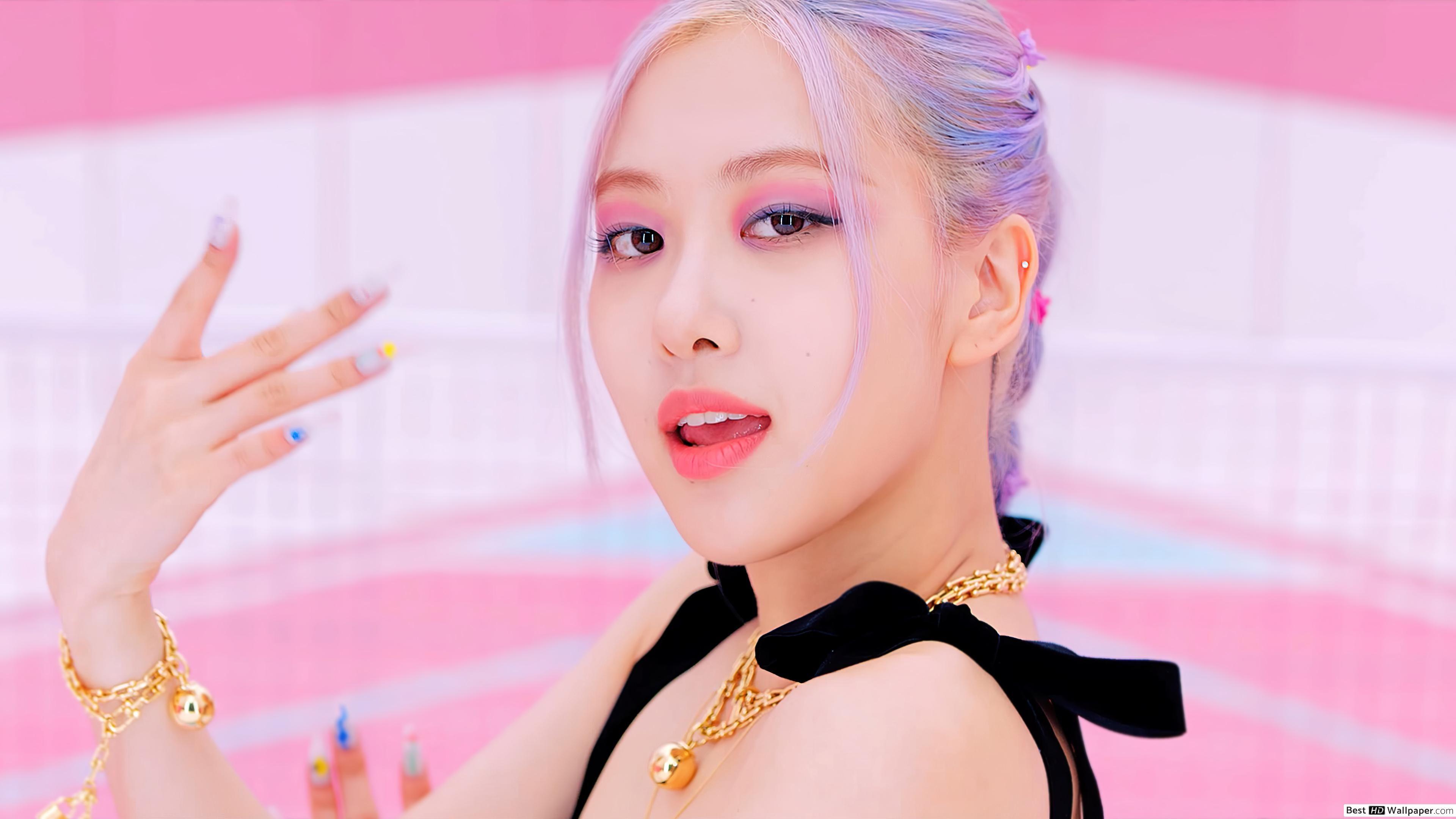3840x2160 BlackPink's Rose In 'Ice Cream' M V HD Wallpaper Download