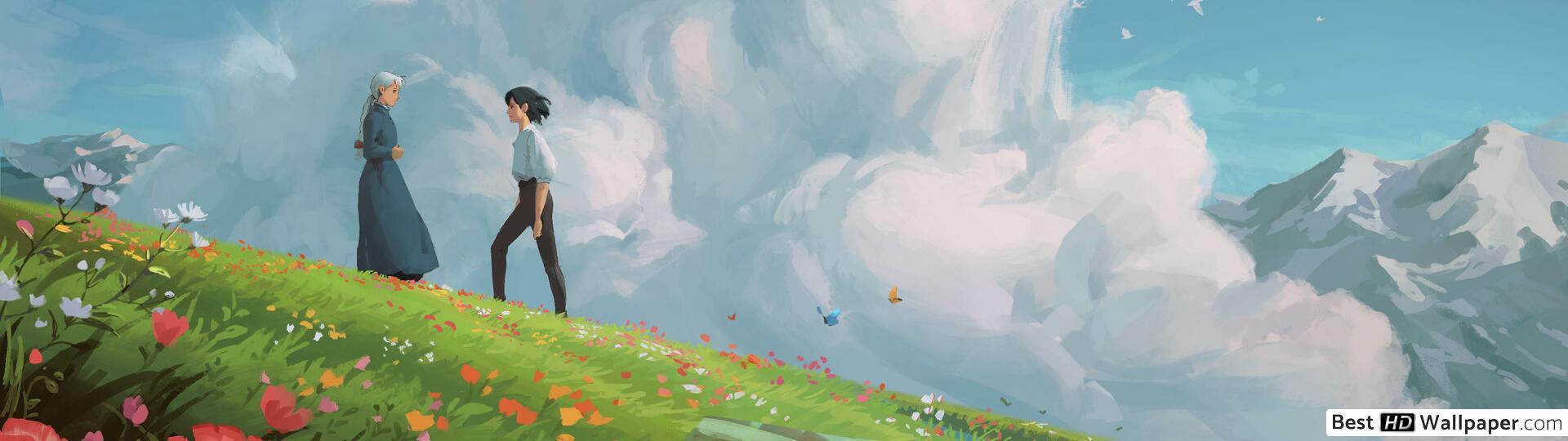 1920x540 Howl ♥ Sophie HD wallpaper download