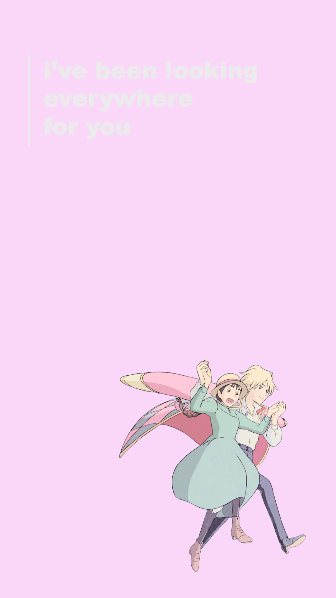 1080x1920 Howl And Sophie Wallpaper