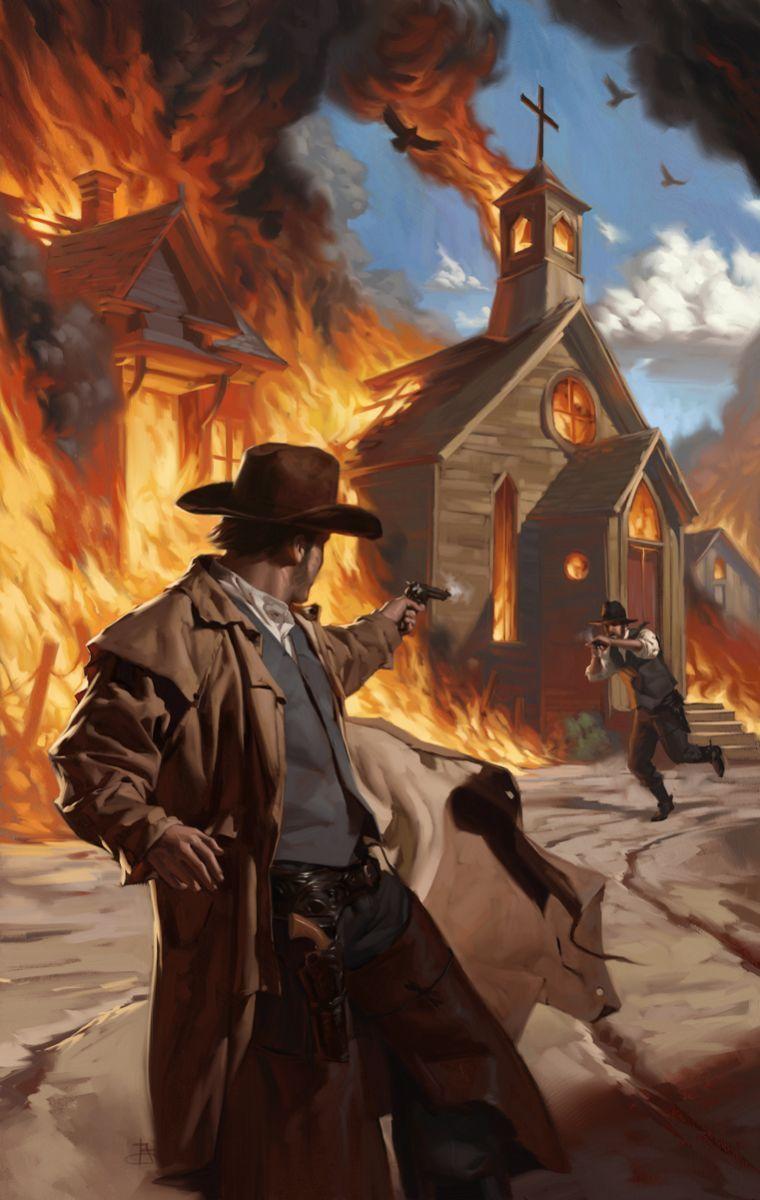 western shootout art