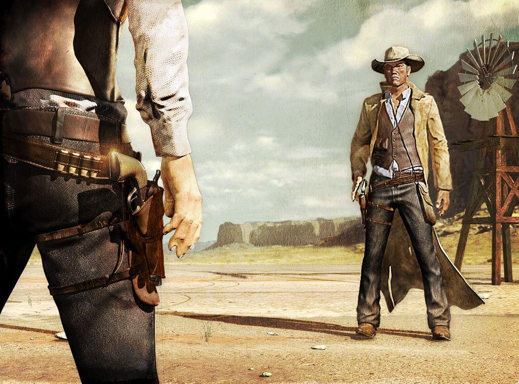 1046x774 Reconnaissance on Tolkeen Ch 2 Mexican Standoff. Ladies in Hades and the Dyval Wears Prada. Western gunslinger art, Cowboy art, Western movies