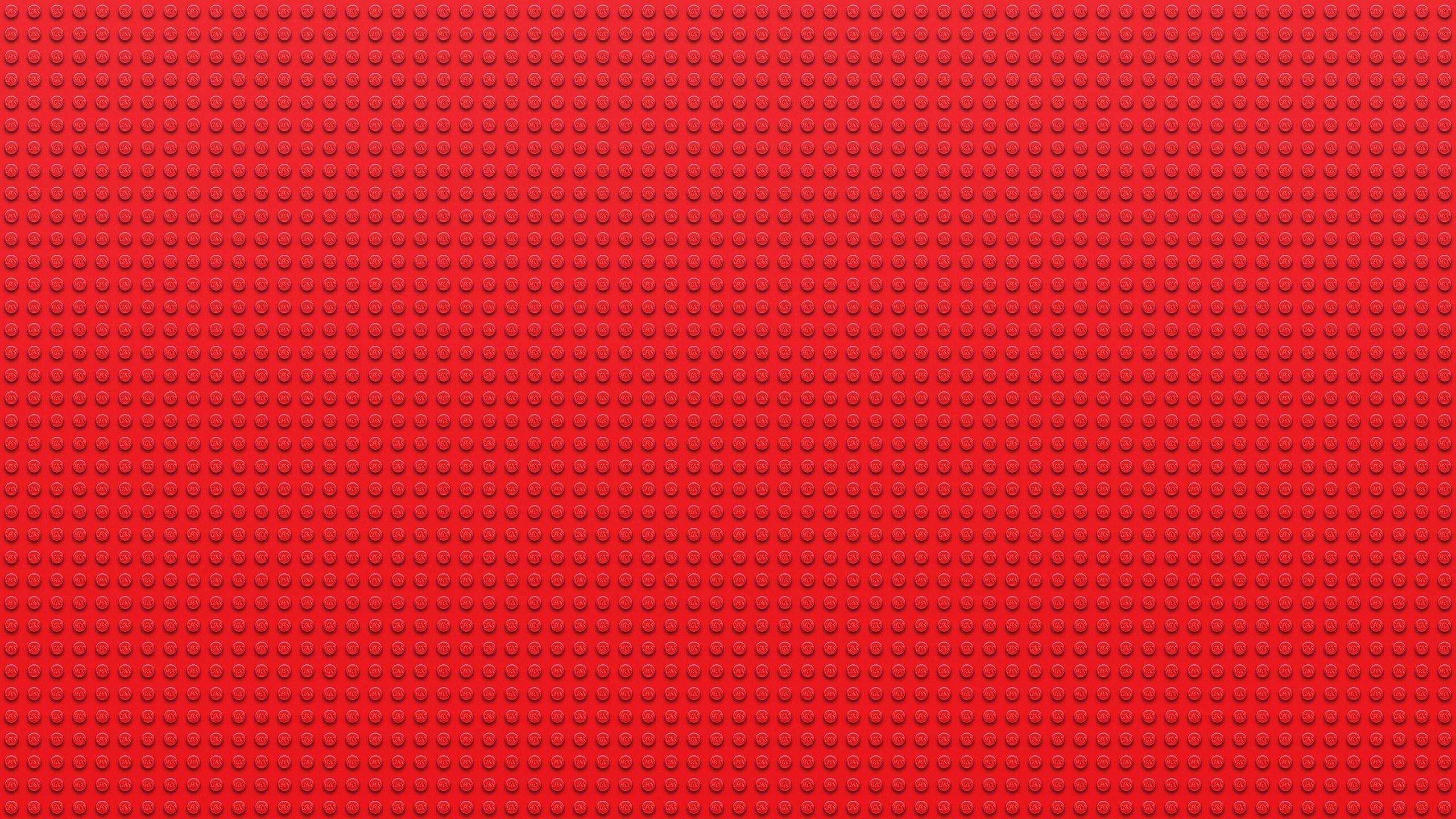 2560x1440 Download wallpaper 2560x1440 lego, points, circles, red widescreen 16:9 HD background