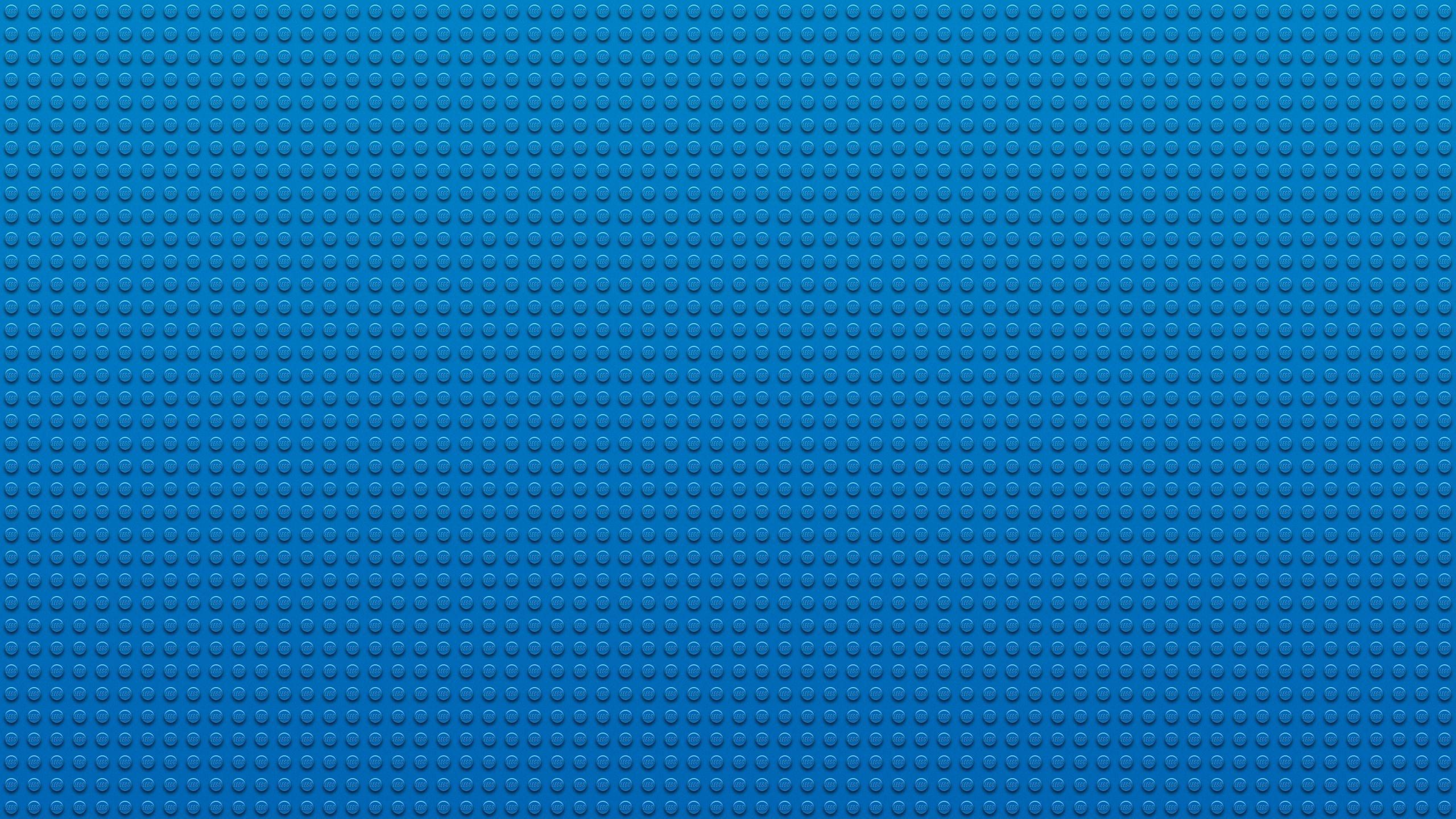 2560x1440 Download wallpaper 2560x1440 lego, points, circles, blue widescreen 16:9 HD background