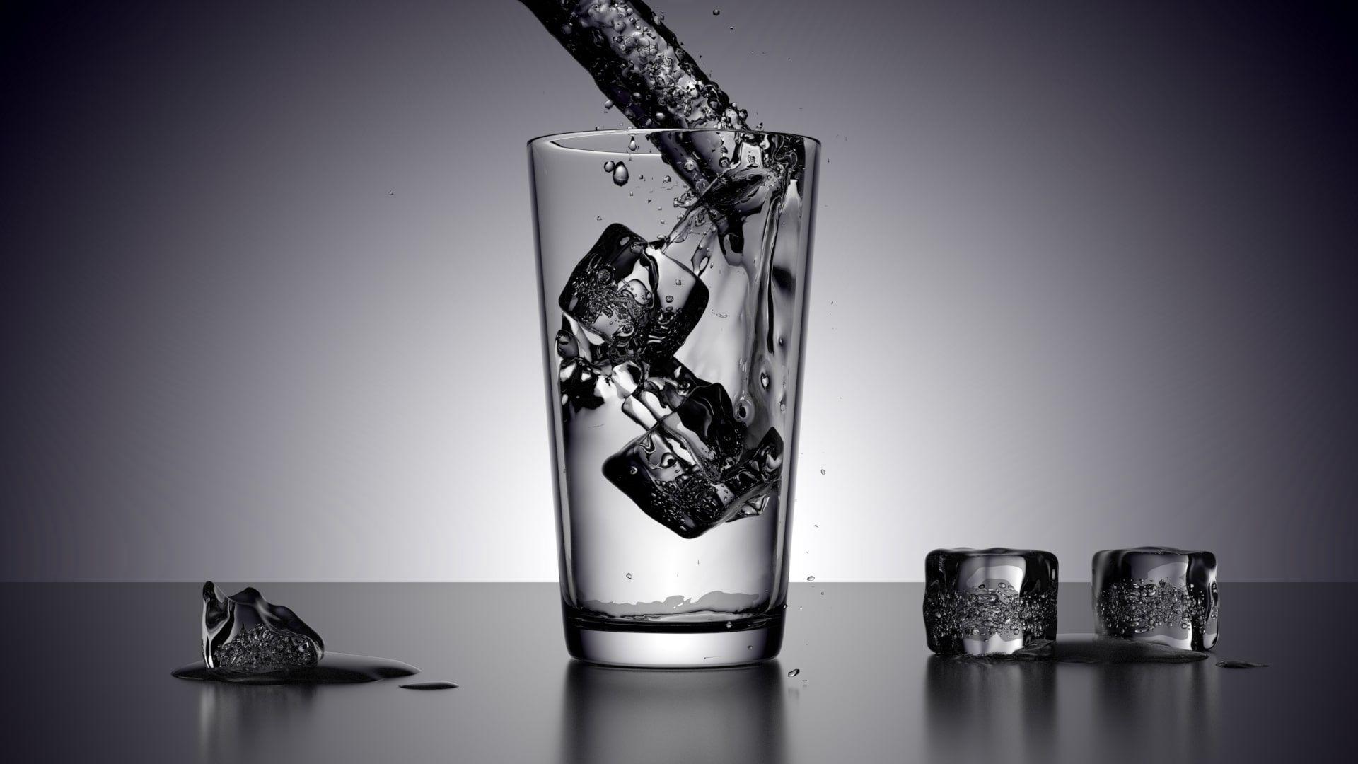 1920x1080 Water Glass Wallpaper