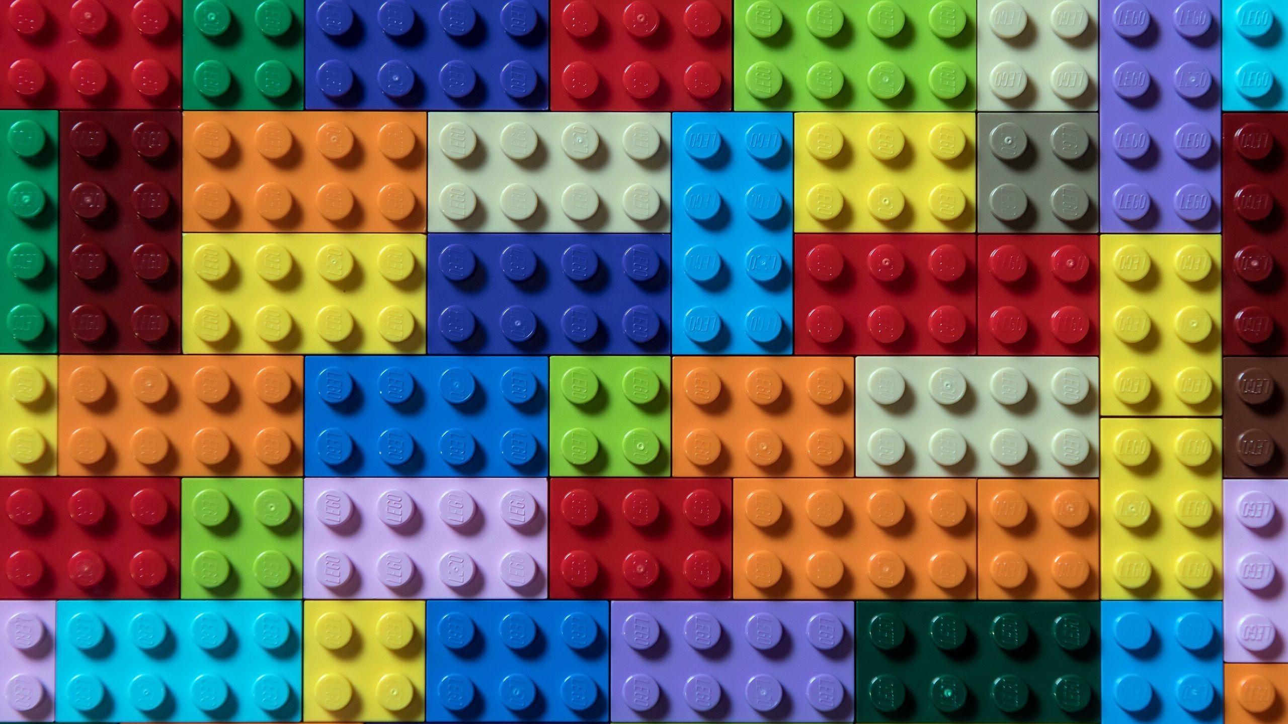 2560x1440 Wallpaper Colorful Lego cubes 2560x1600 HD Picture, Image