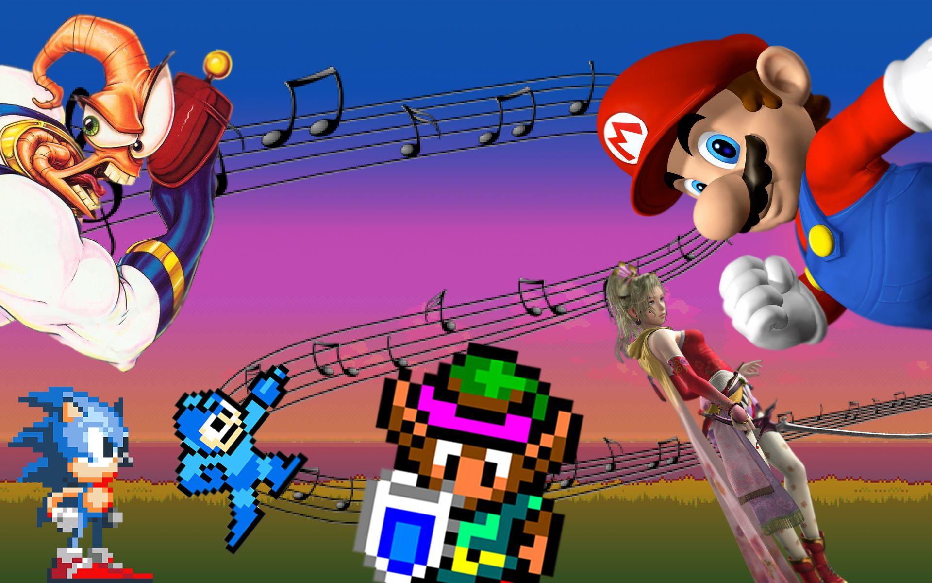 90s Video Game Wallpaper