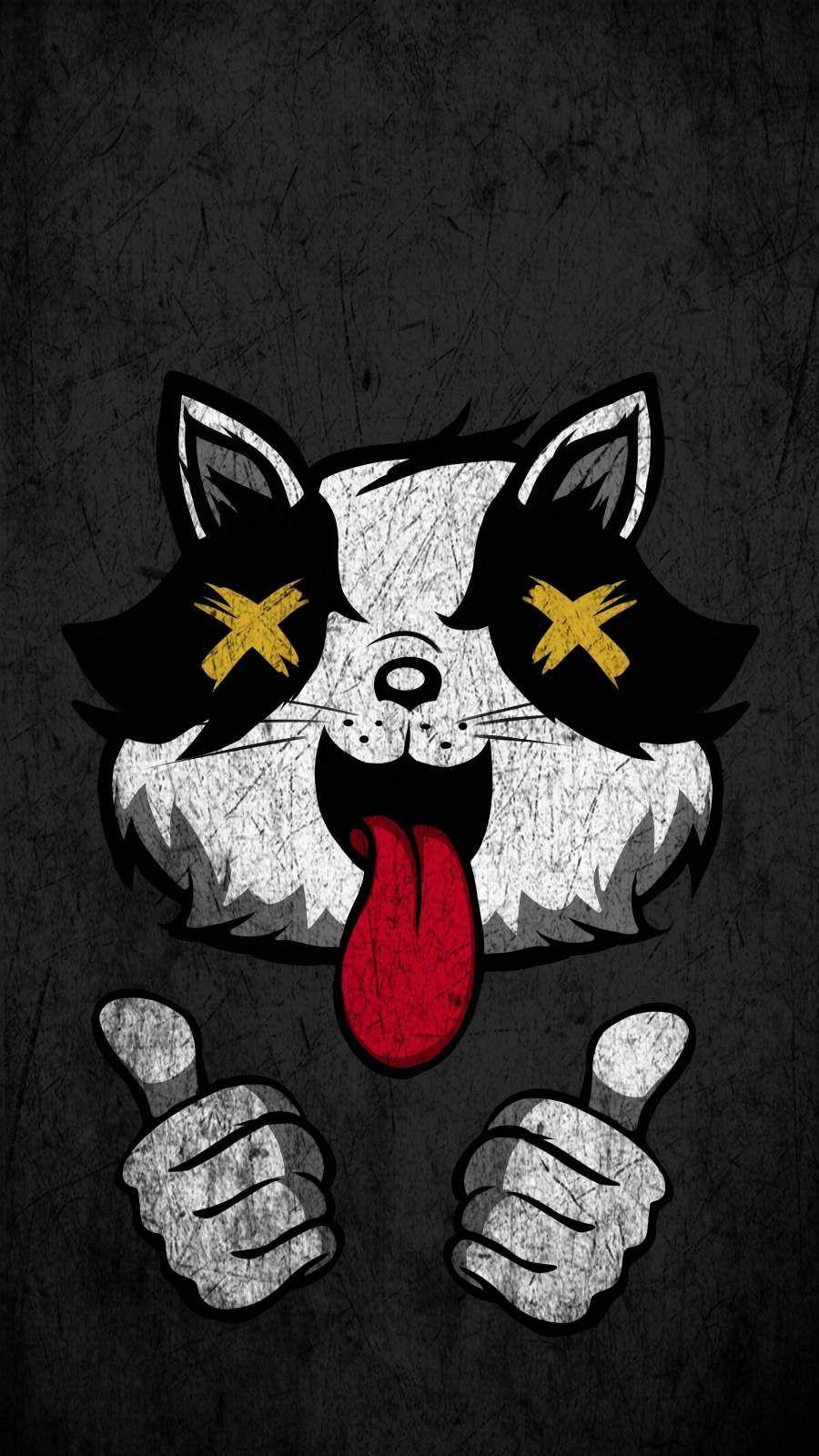 900x1600 Cool Cat iPhone Wallpaper. Crazy wallpaper, Graffiti wallpaper, Cartoon wallpaper hd