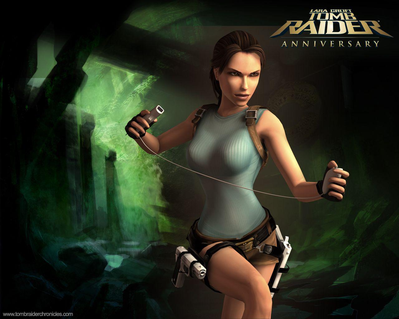 1280x1024 Tomb Raider WiiFree Tomb Raider: Anniversary Wallpaper Gallery 1968 - Tomb Raiders On Fire Wallpaper