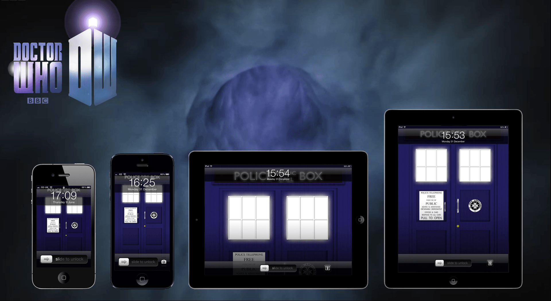 1920x1050 TARDIS Live Wallpaper