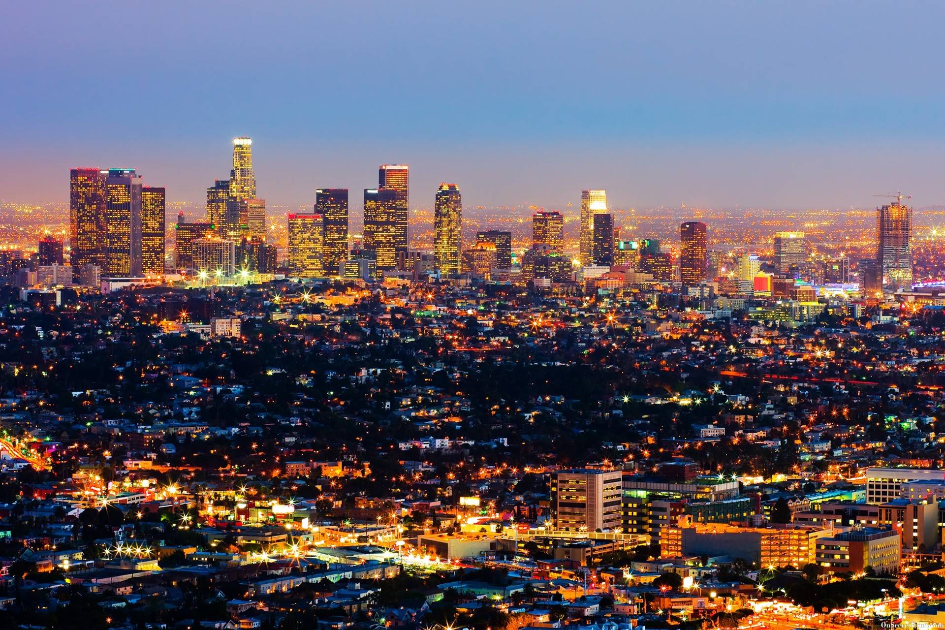 1920x1280 Los Angeles Skyline Wallpaper